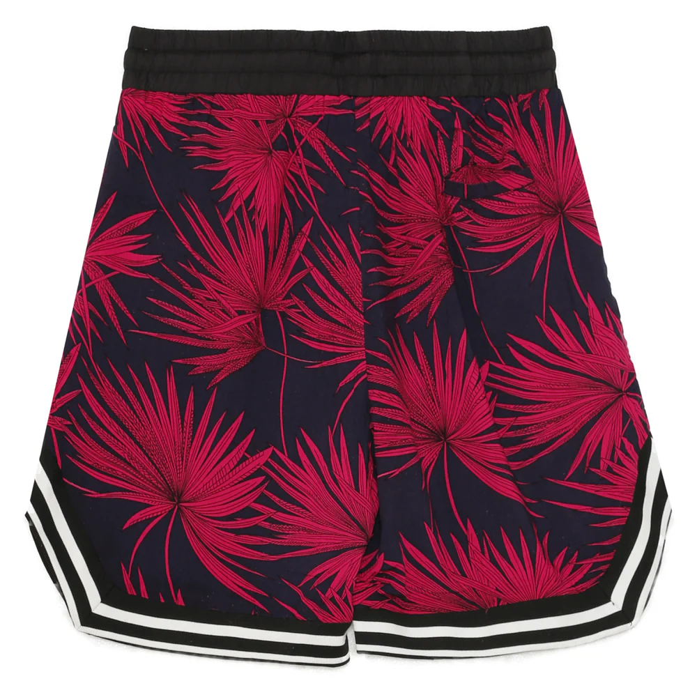 Short imprimé tropical palm spring bleu - Image 7