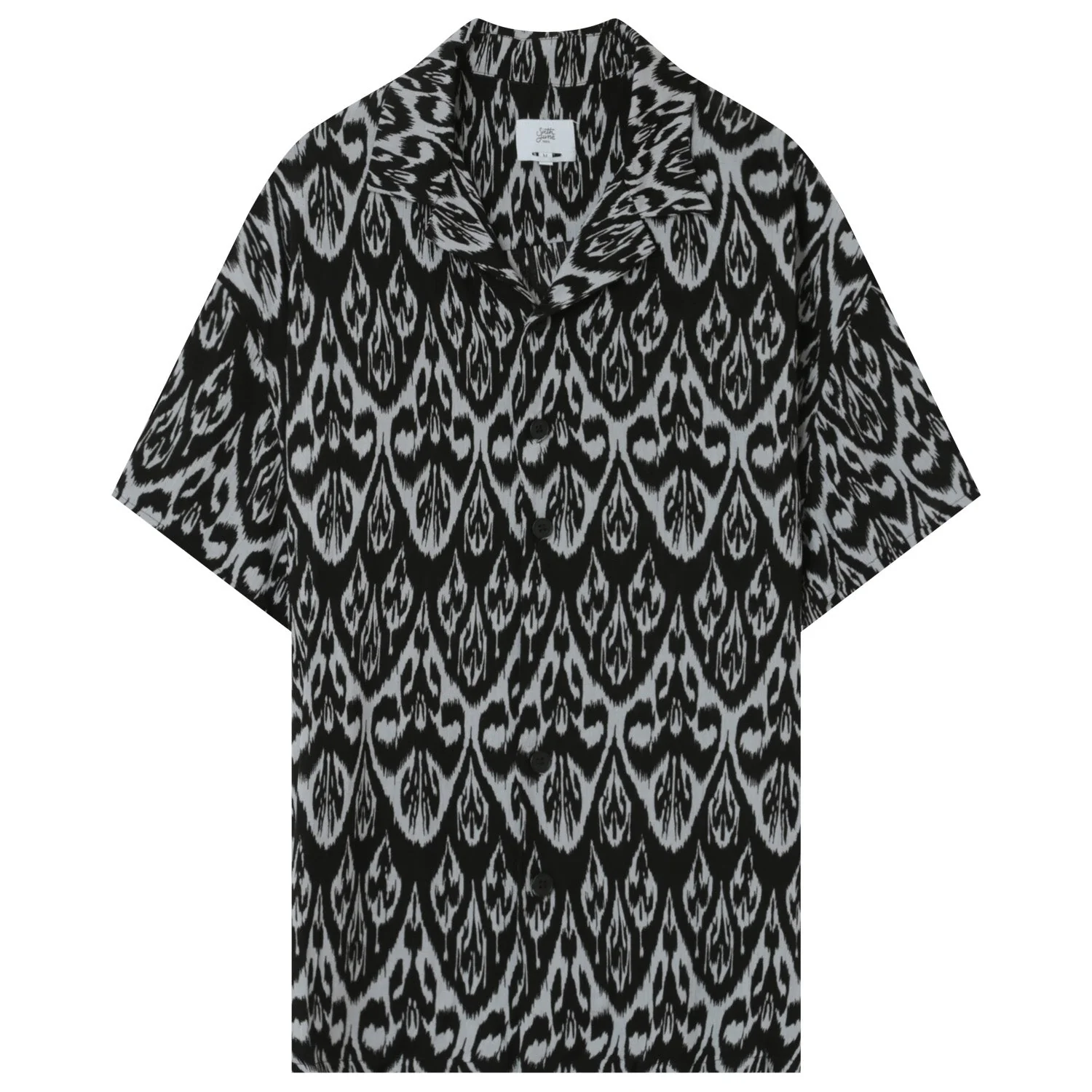 Chemise fluide motif aztèque Noir - Image 7