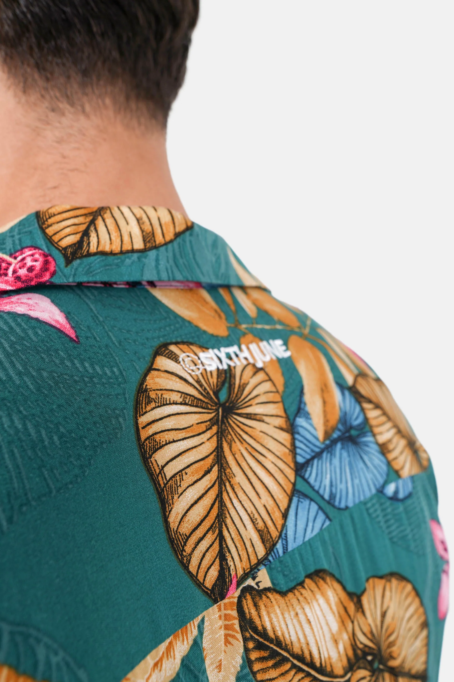 Chemise fluide fleurie Vert - Image 3