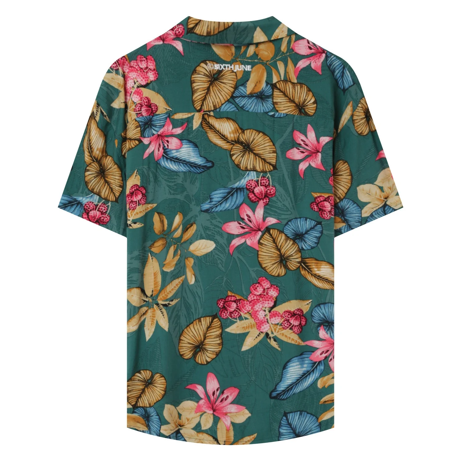 Chemise fluide fleurie Vert - Image 8