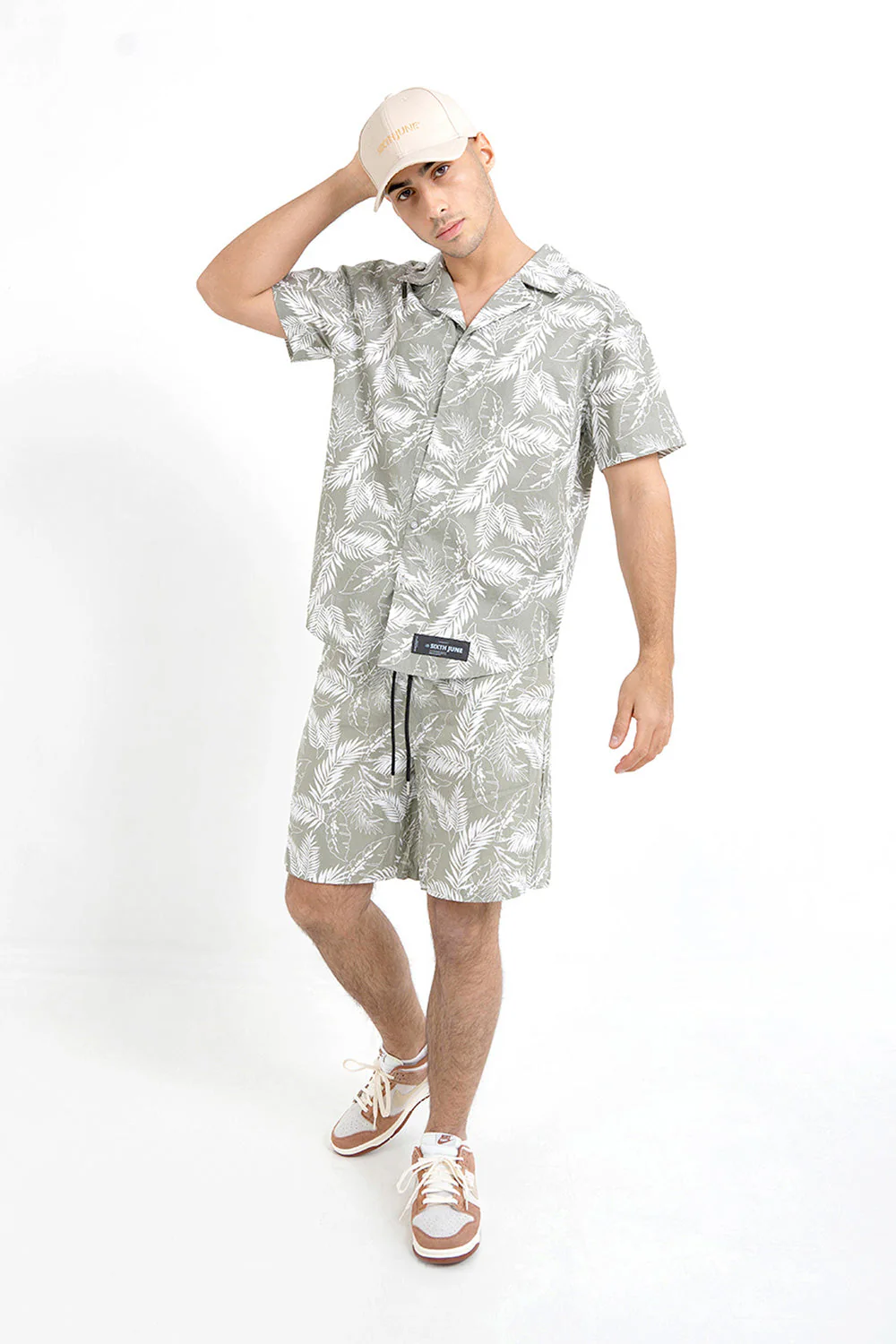 Short tropical Vert kaki - Image 2