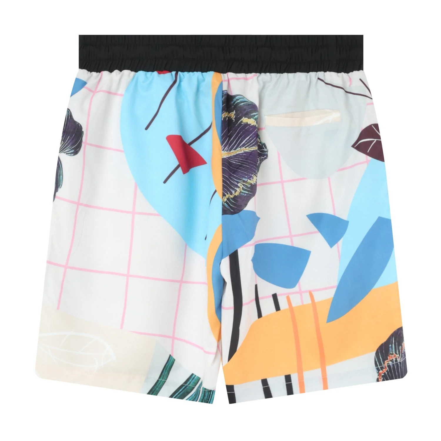 Short motif tropical Blanc - Image 7
