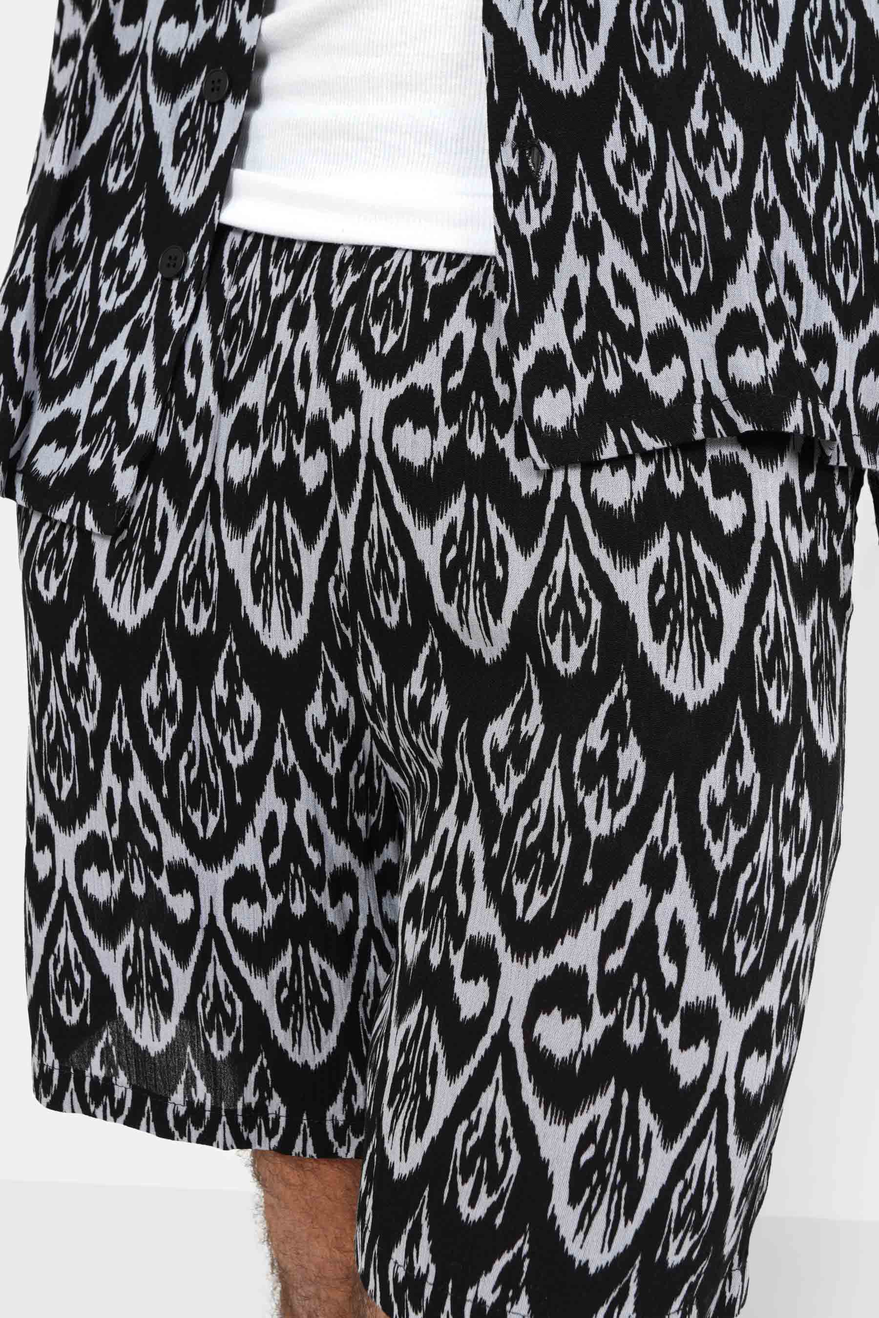 Short motif aztèque Noir - Image 3