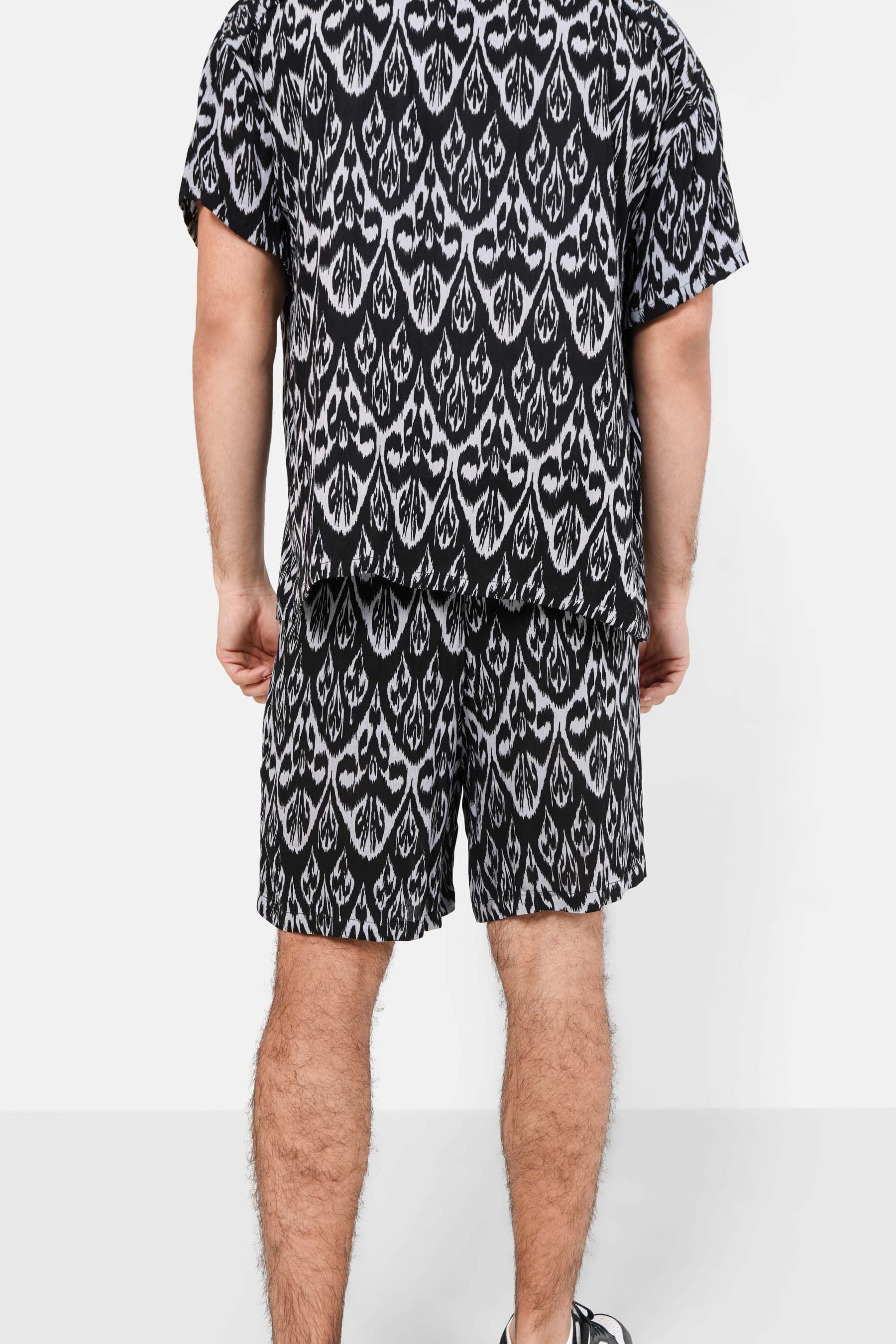 Short motif aztèque Noir - Image 5