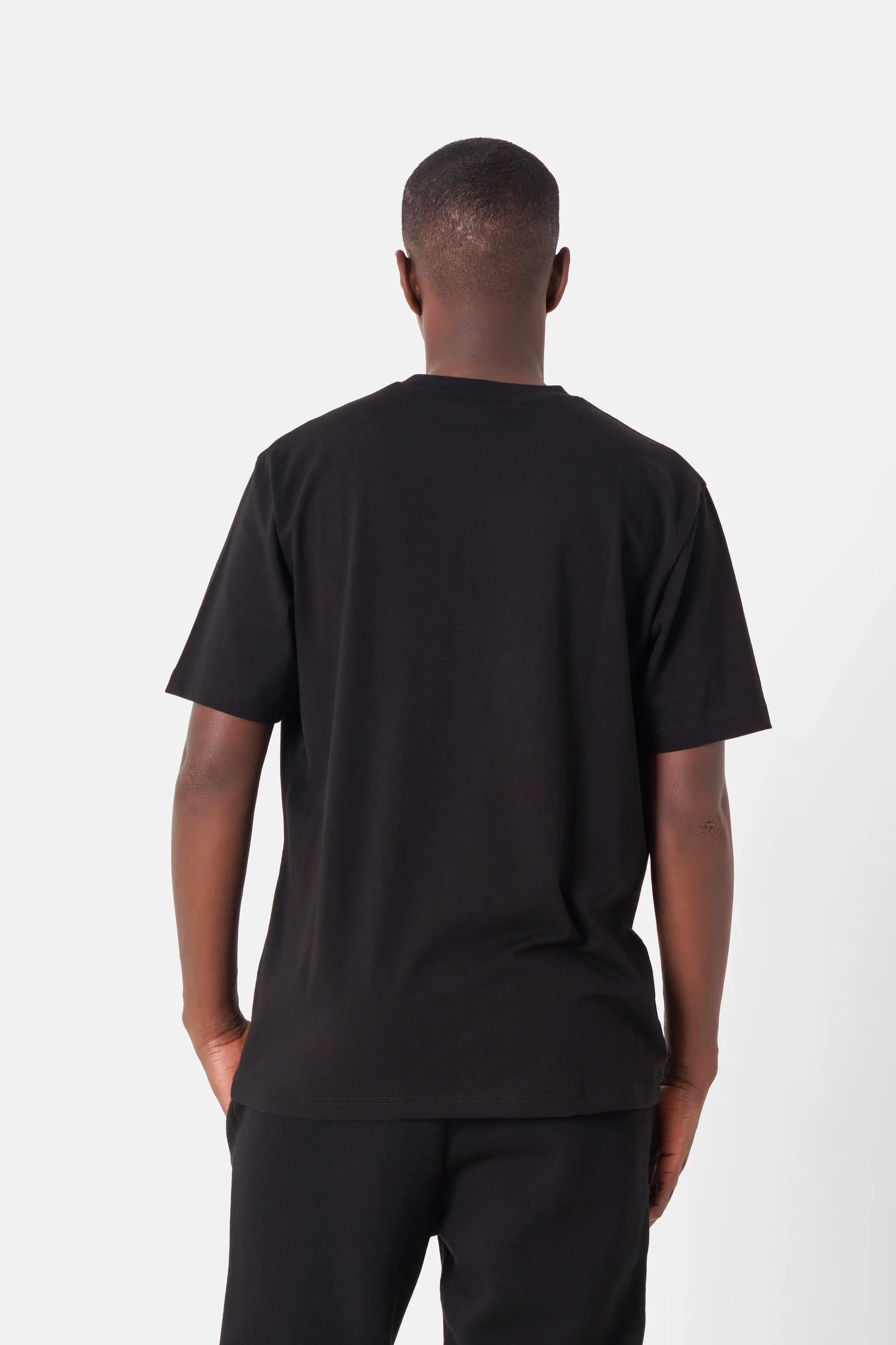 T-shirt broderie logo Paris Noir - Image 5