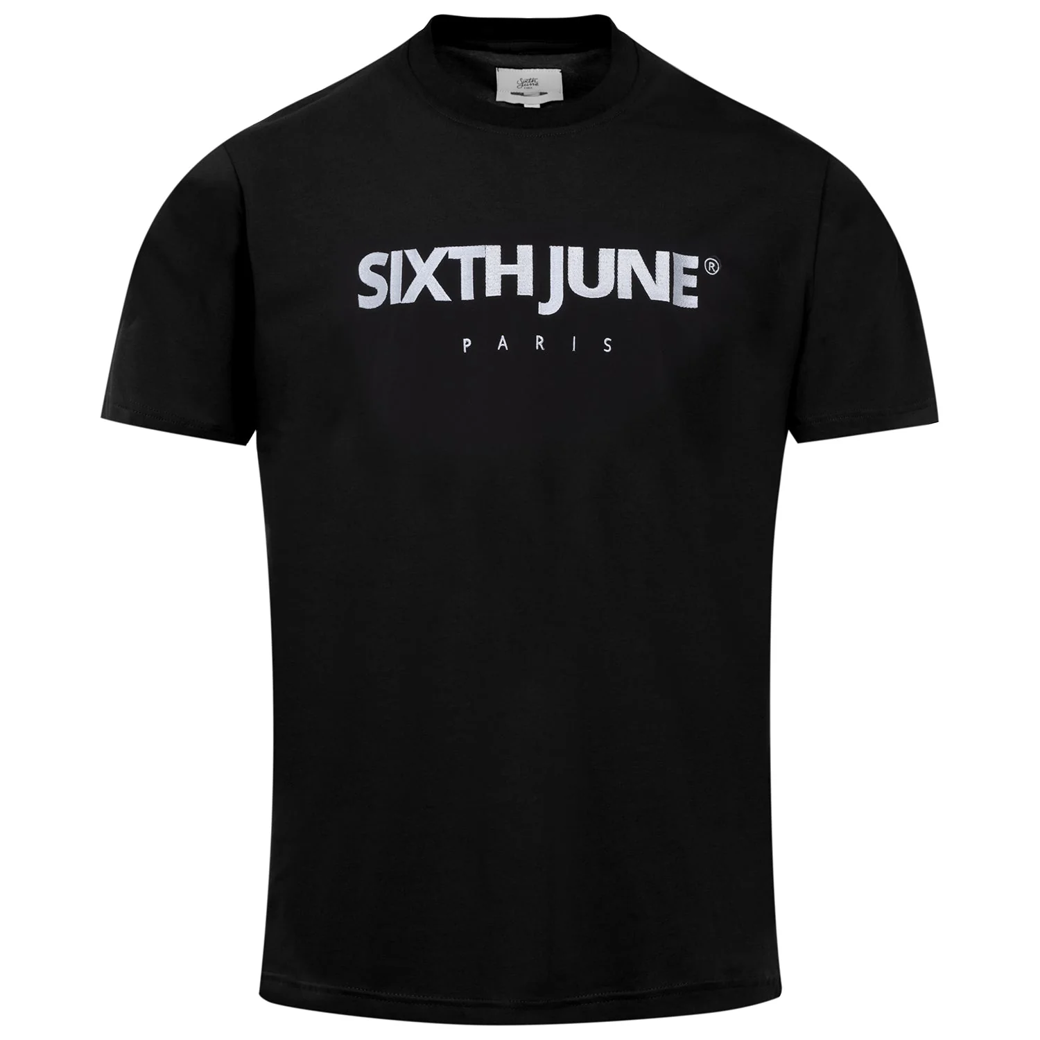 T-shirt broderie logo Paris Noir - Image 6