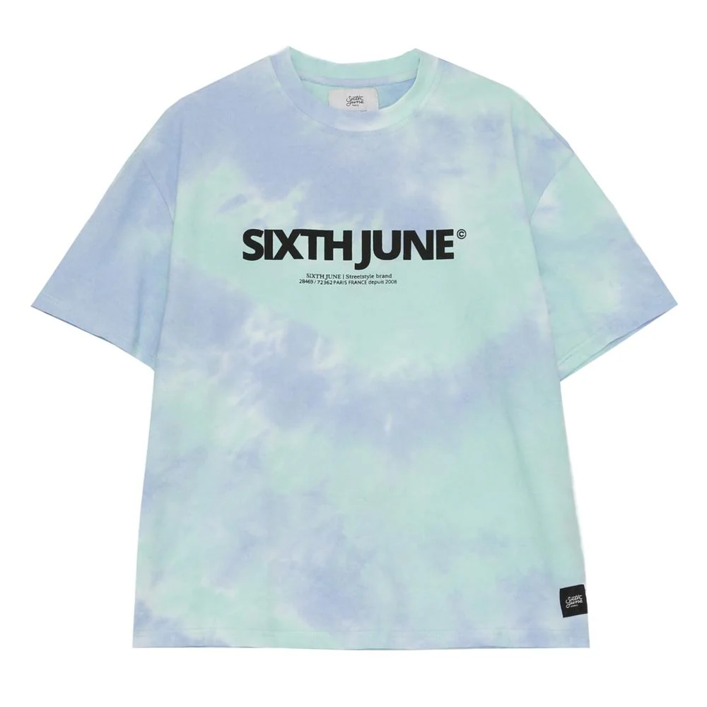 T-shirt tie and dye bleu - Image 2