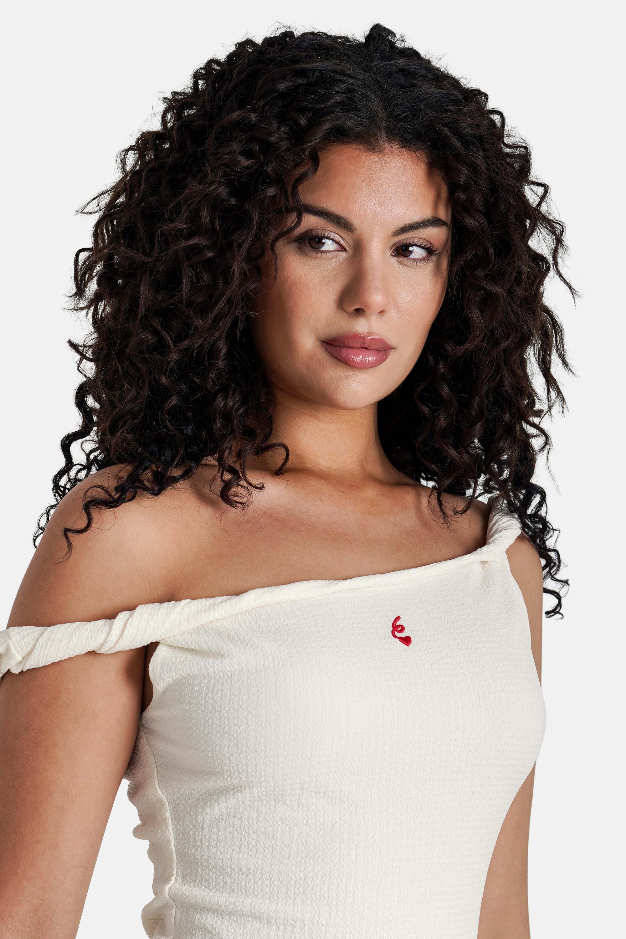 TWISTED shoulder mini w/s dress - Image 3