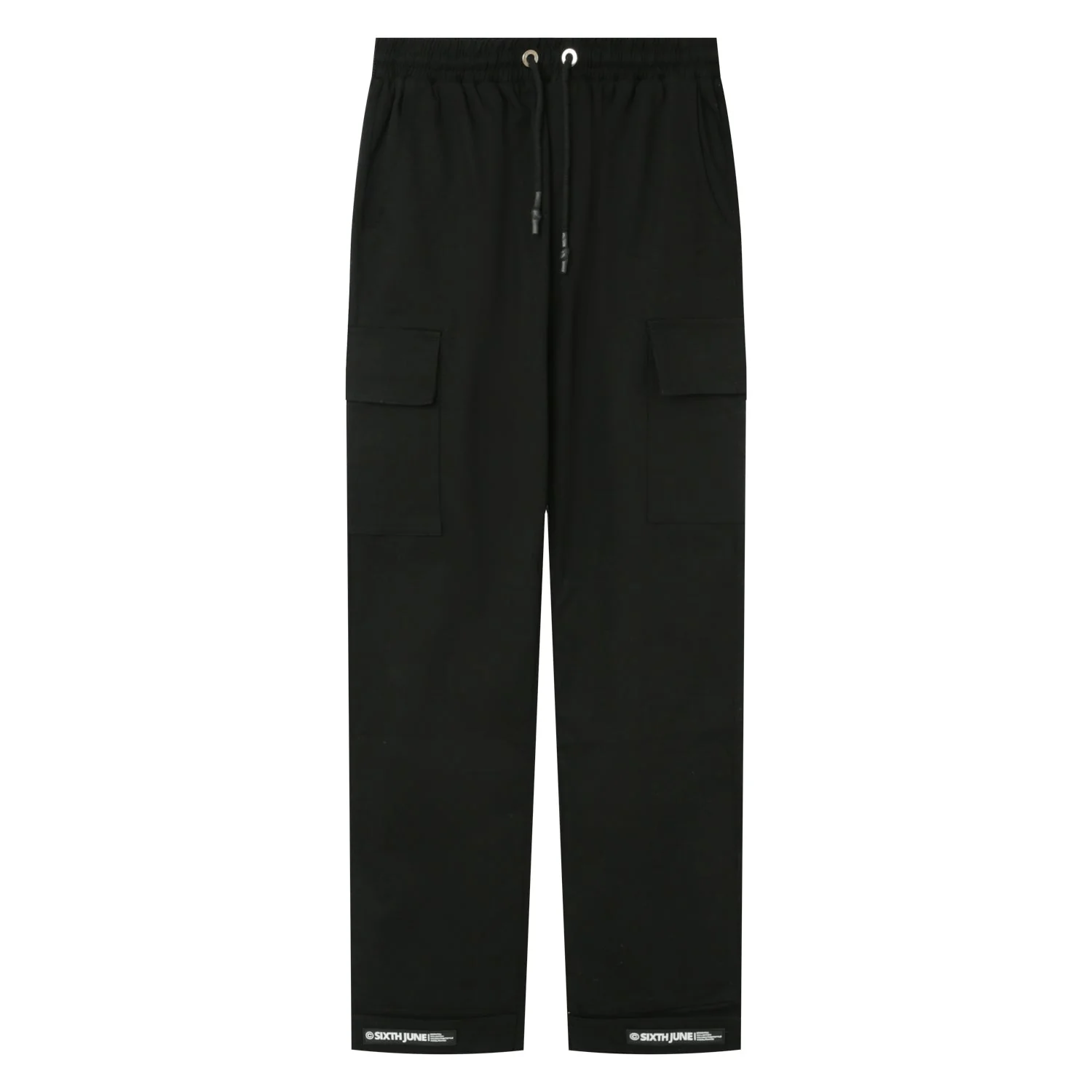 Pantalon cargo droit scratch Noir - Image 6