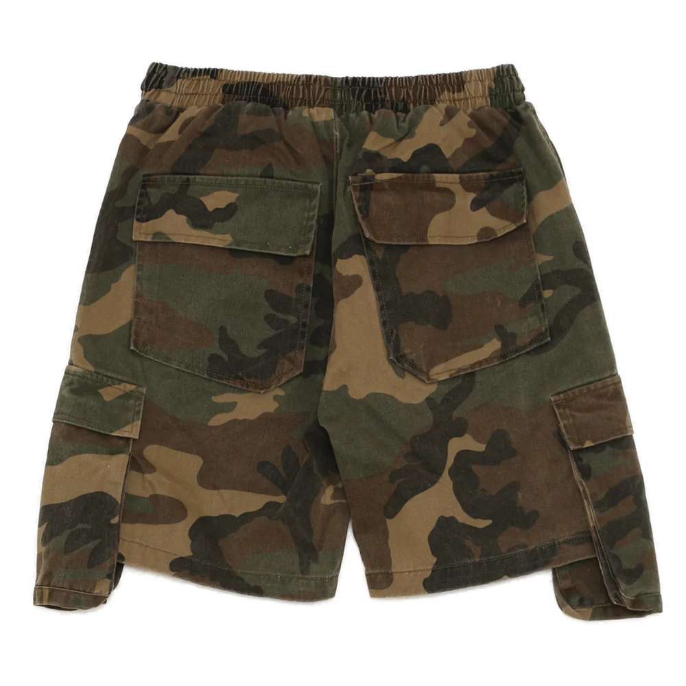 Short poche cargo militaire kaki - Image 7