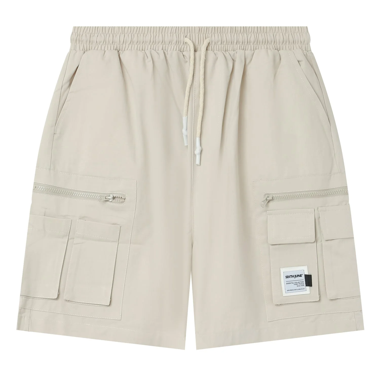 Short utilitaire poches Beige - Image 6