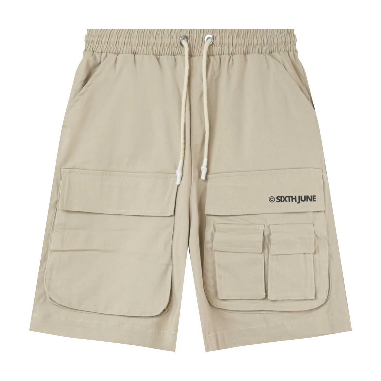 Short utilitaire logo Beige - Image 6