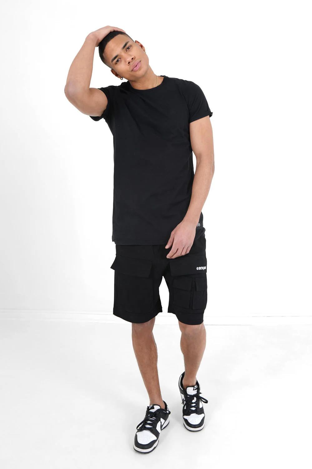 Short utilitaire logo Noir - Image 2