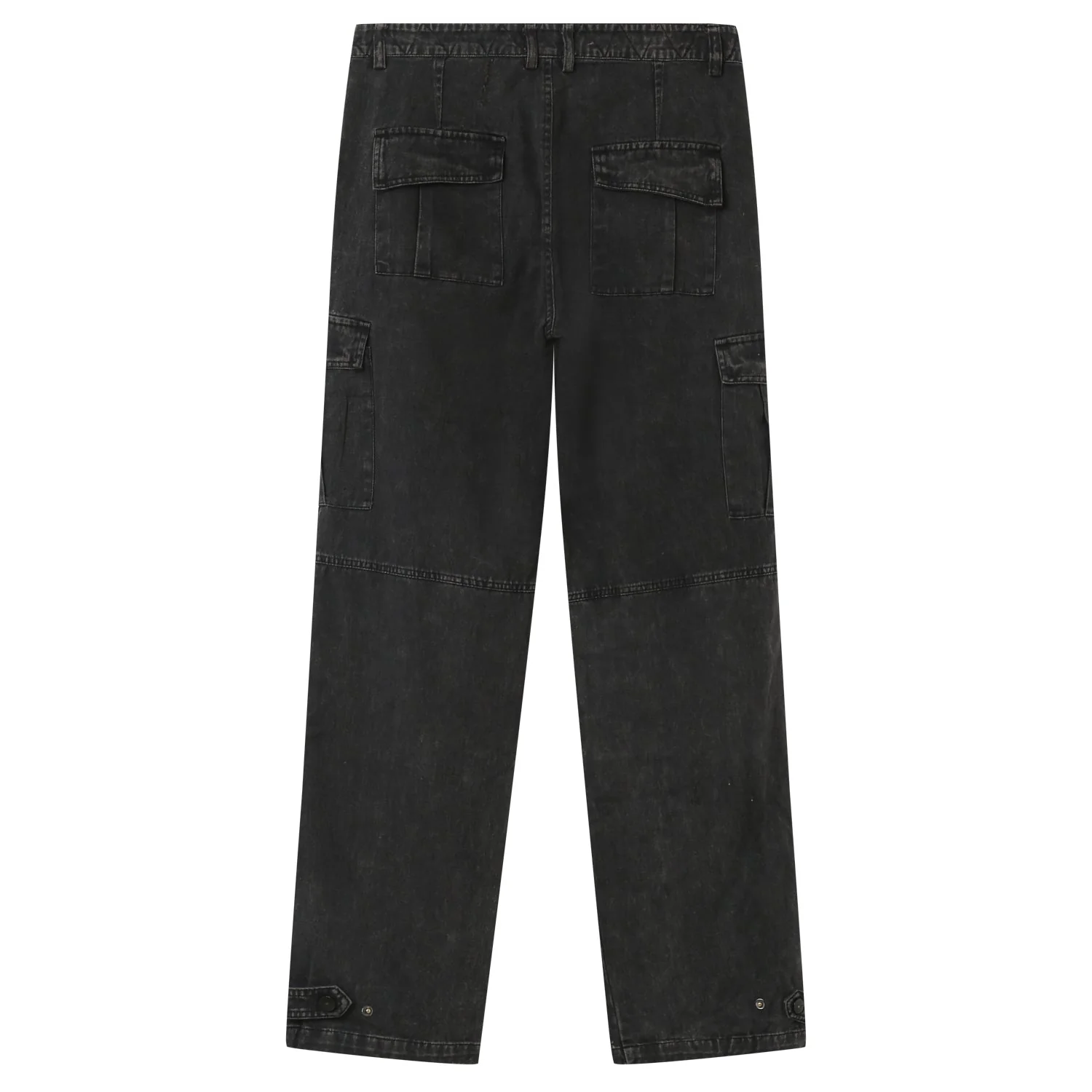 Pantalon utilitaire délavé Noir - Image 7