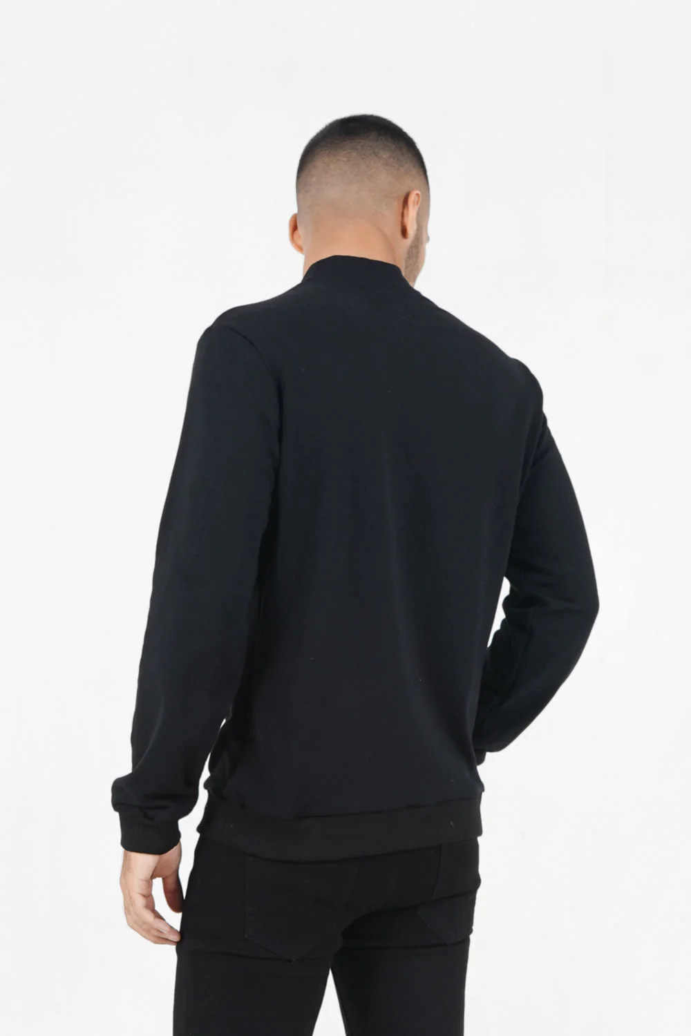 Sweat logo patch université Noir - Image 5