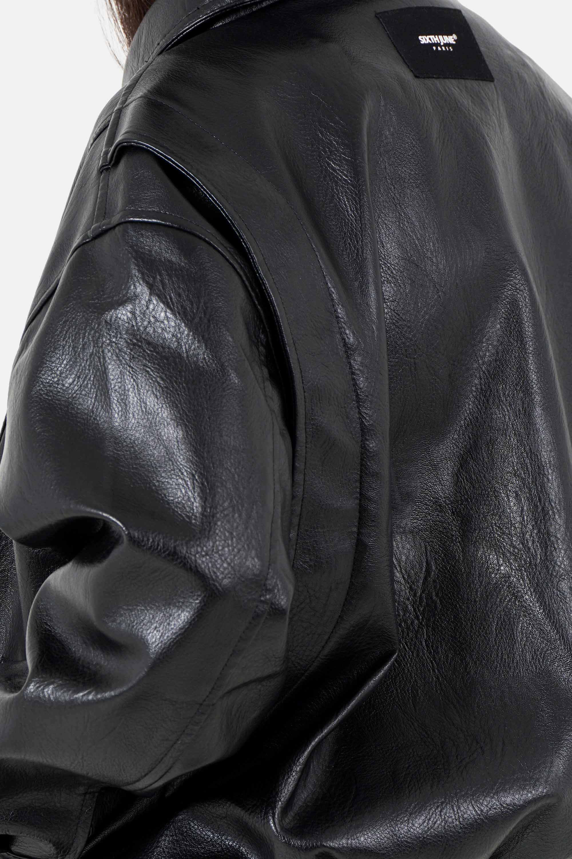 VEGAN bomber jacket - Image 4