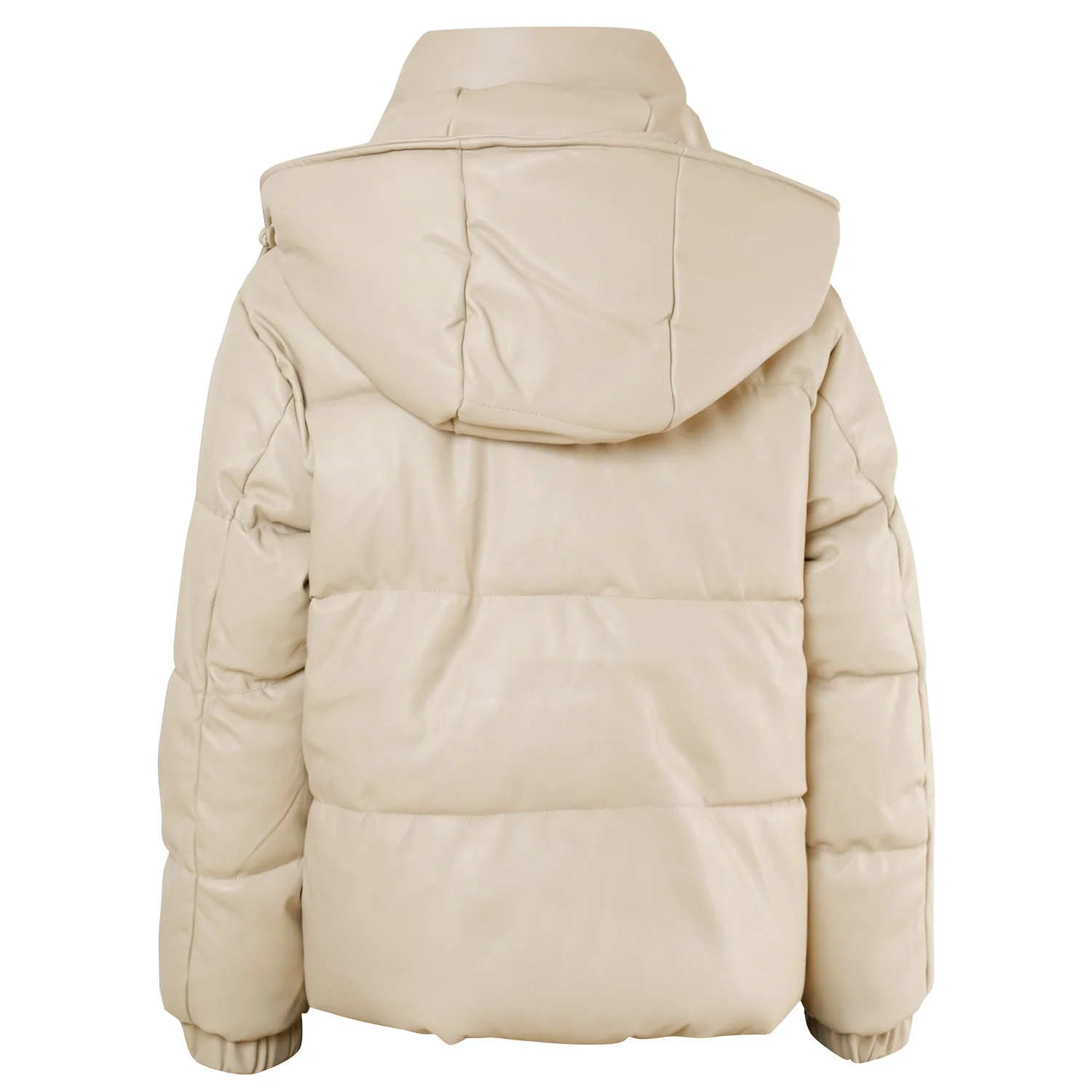 VEGAN leather puffer jacket - Image 7