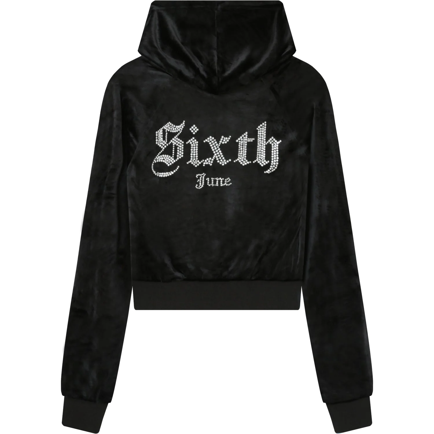 Gilet velours strass Noir - Image 7