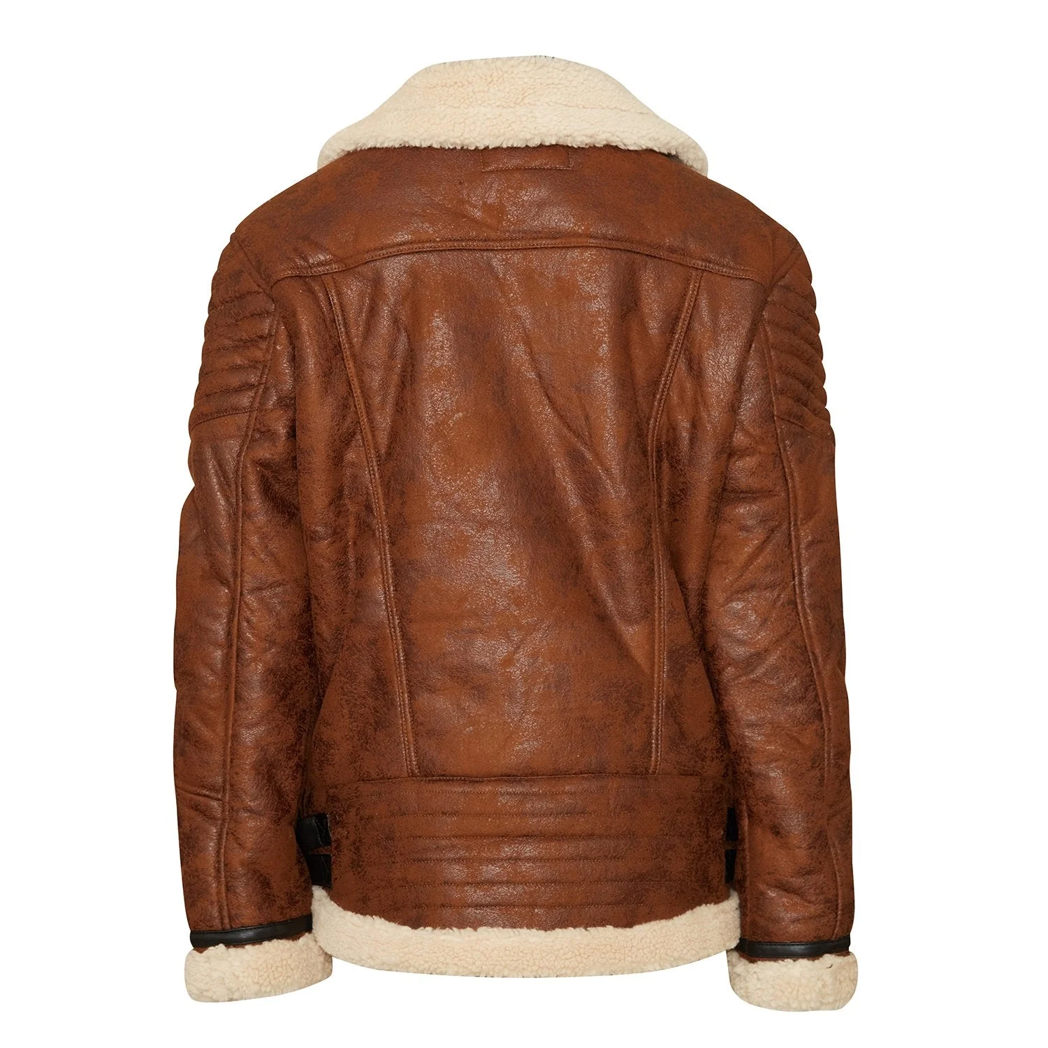 Veste aviateur sherpa Marron - Image 7