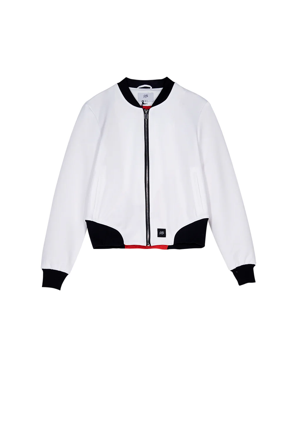 Veste Bad Gal broderie roses blanc - Image 5