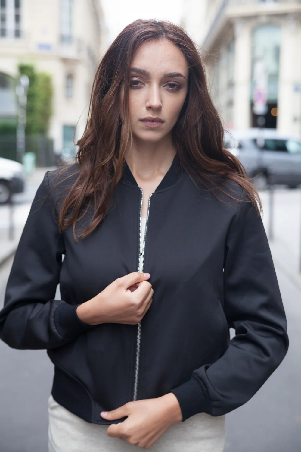 Veste Bad Gal broderie roses noir - Image 3