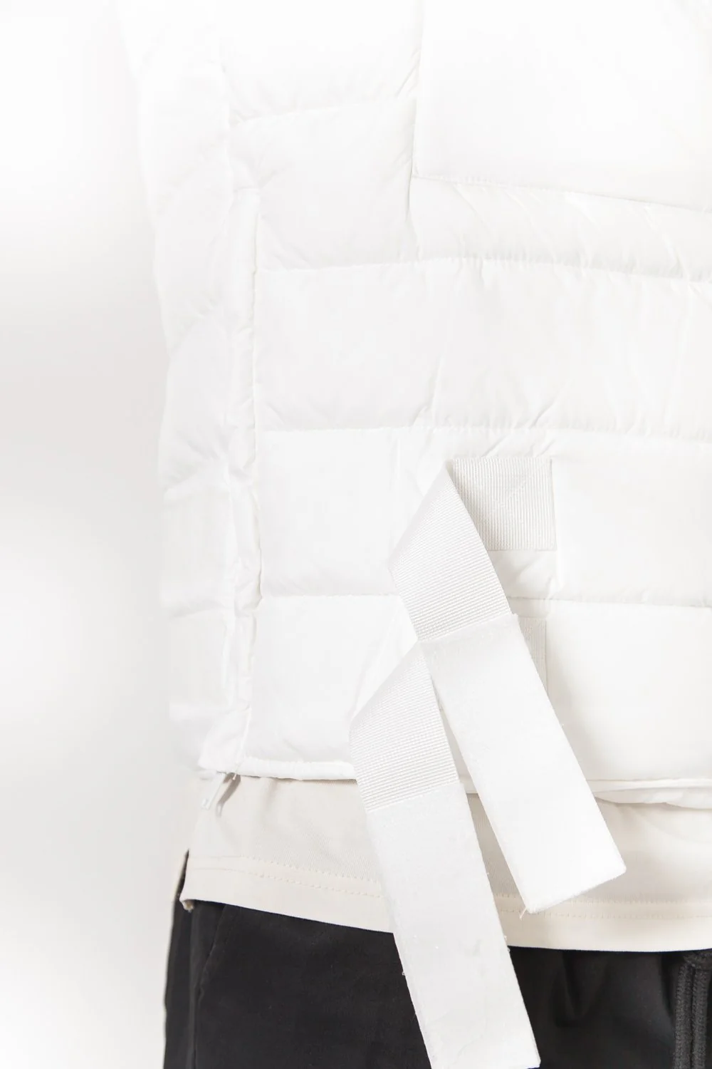 Veste bangfire matelassée sans manches blanc - Image 4