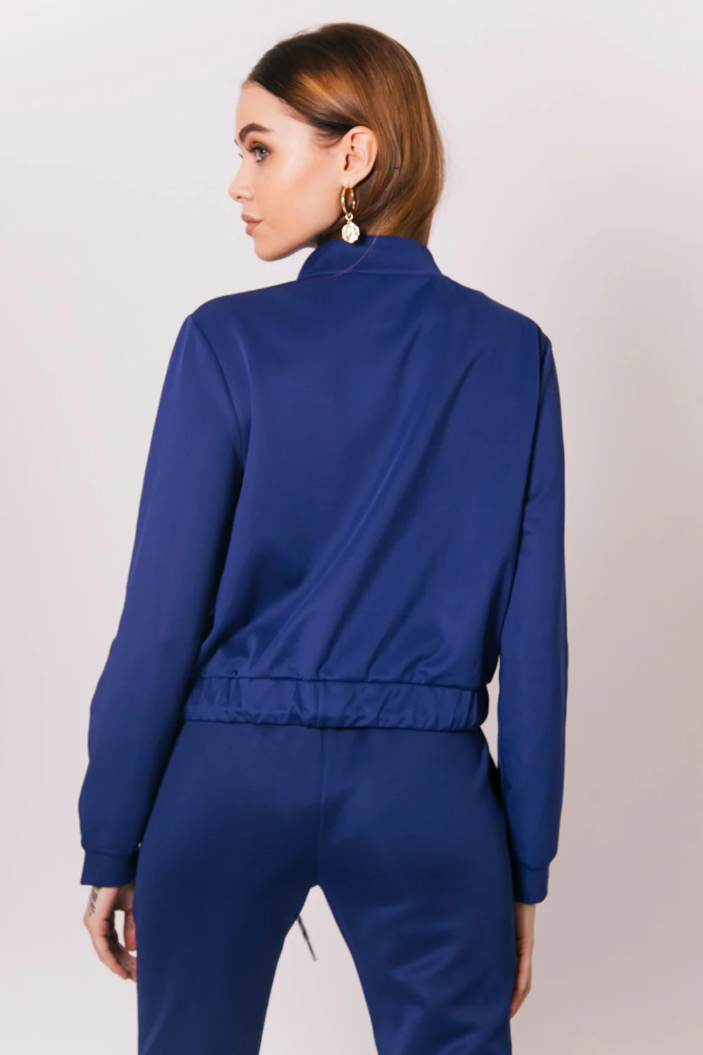 Veste courte logo signature bleu - Image 6