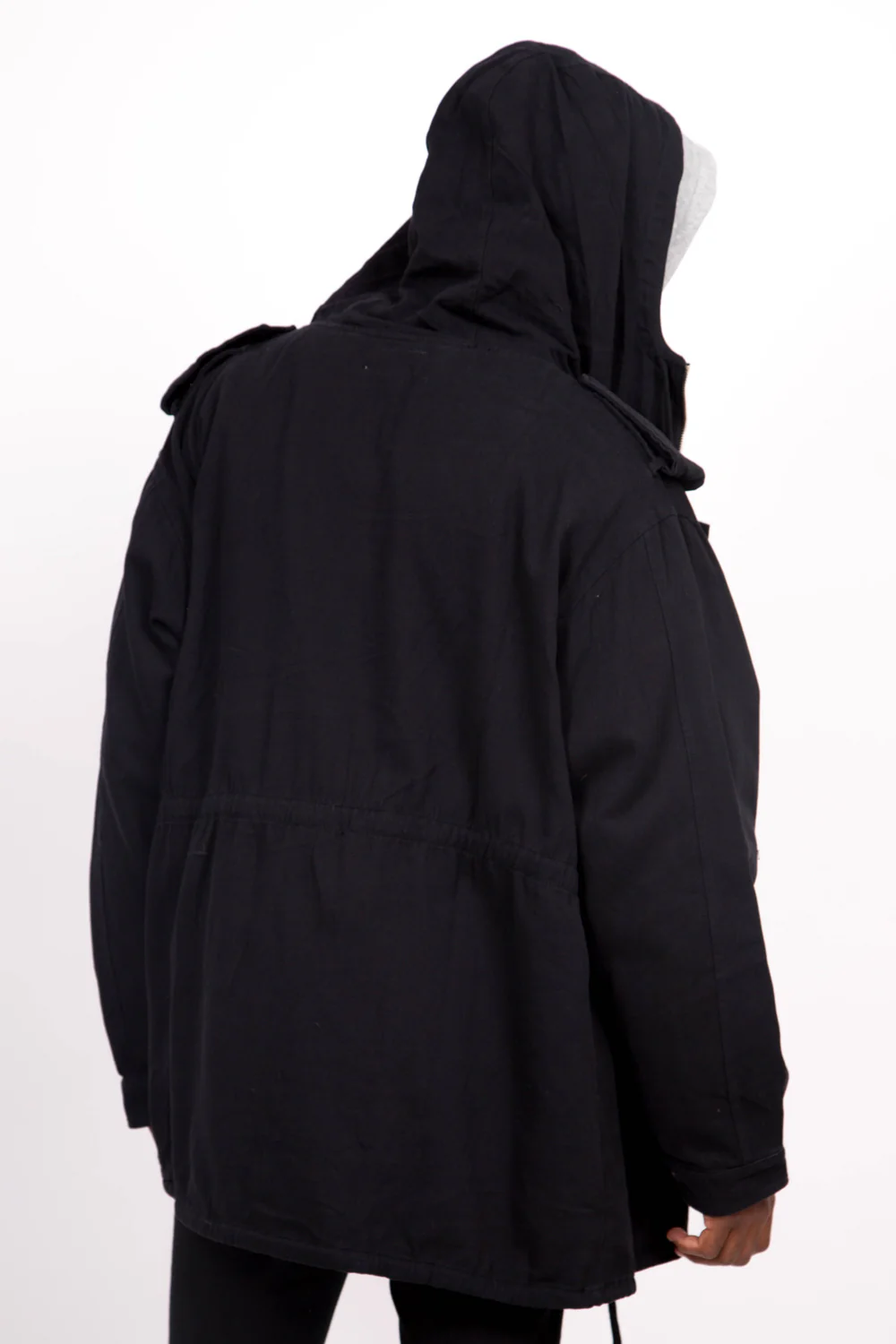 Veste fine oversize Sixth June noir - Image 4