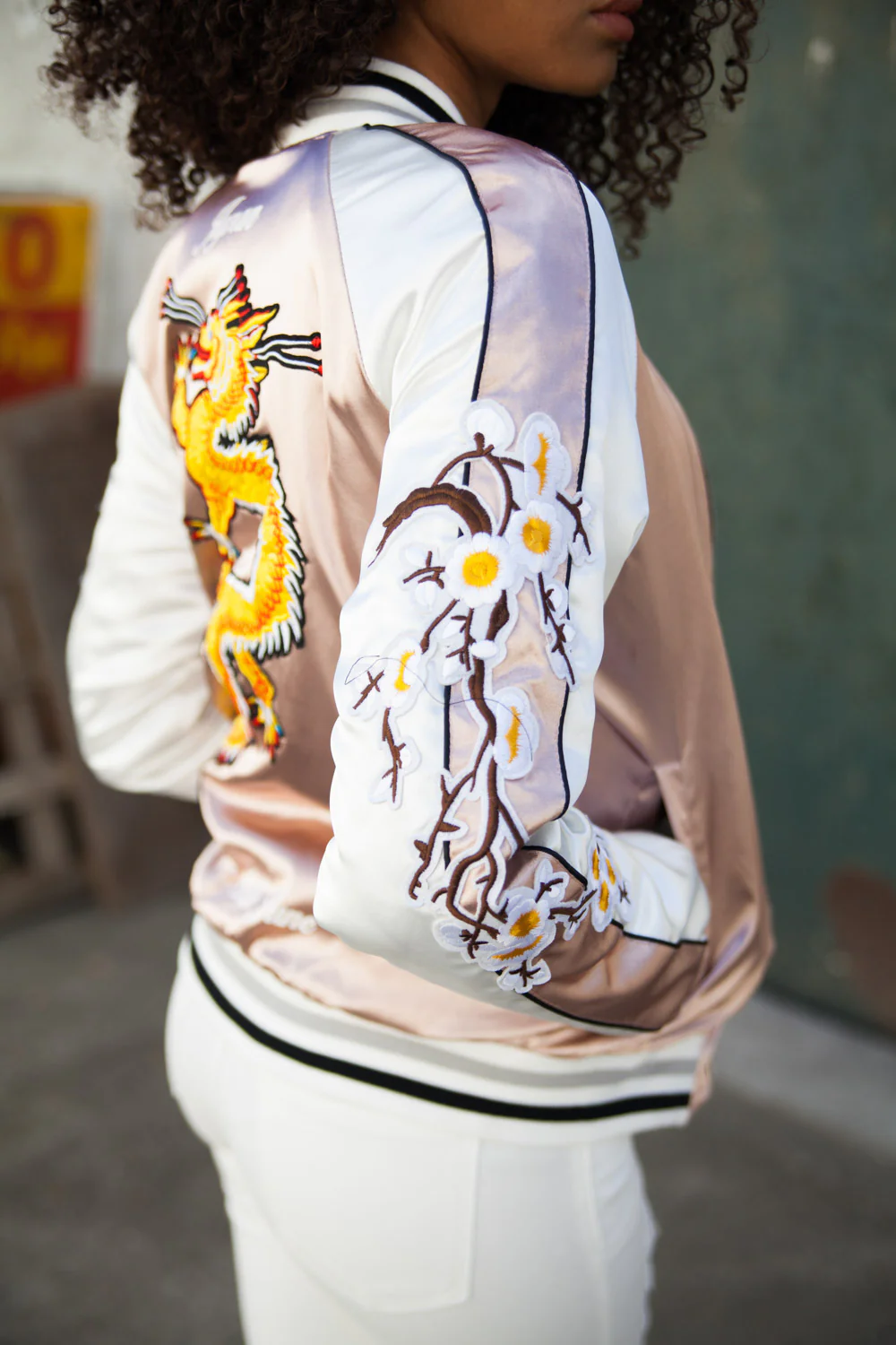 Veste Japan dragon Femme rose W2183CJA - Image 5