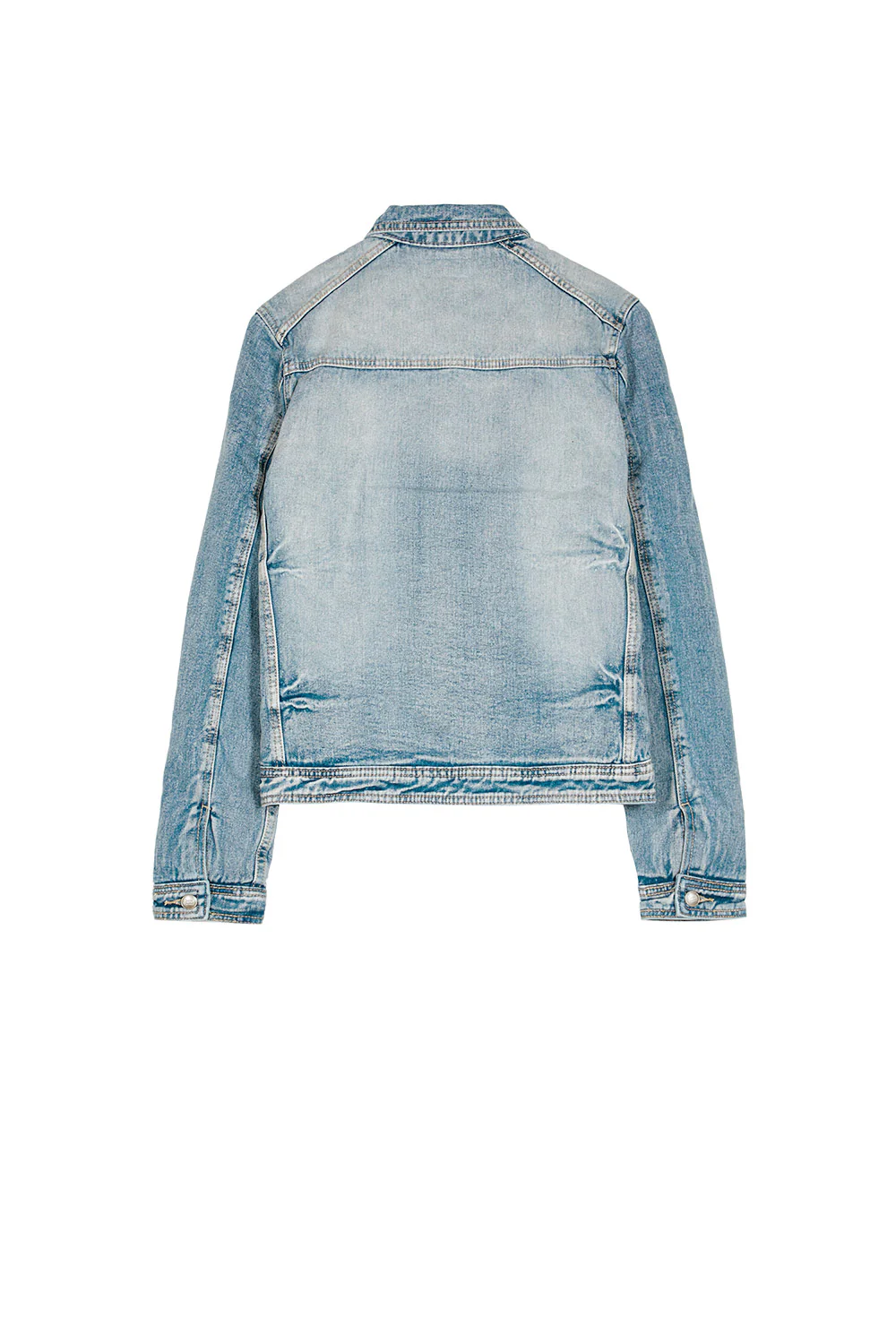 Veste jean doublure mouton bleu - Image 6