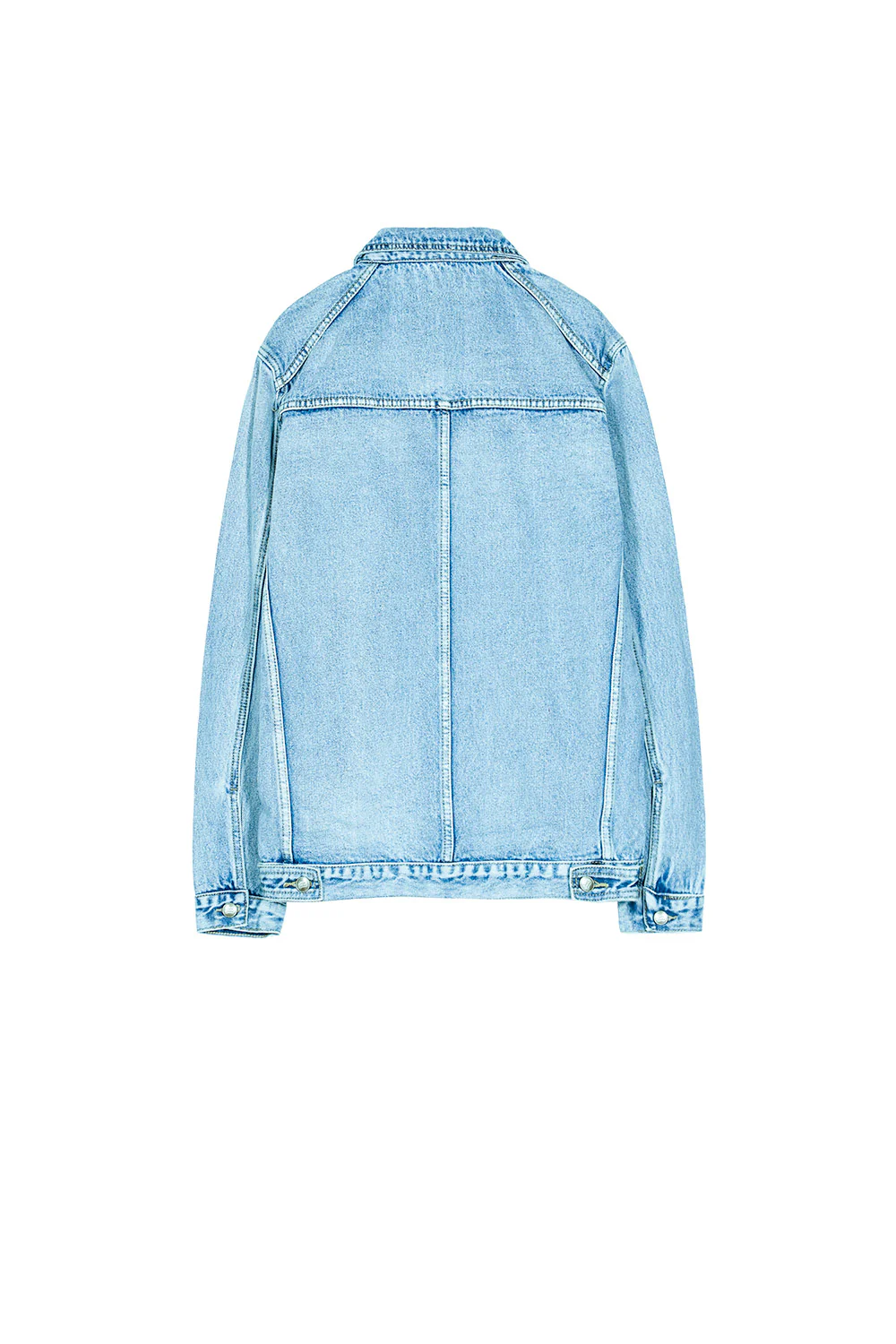Veste jean zippée Sixth June bleu - Image 6