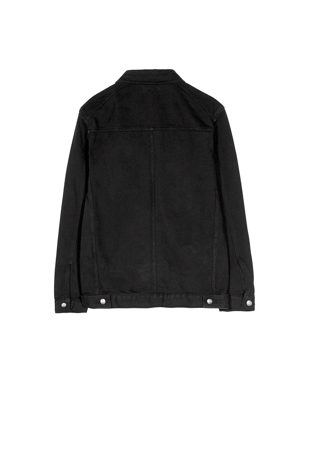 Veste jean zippée noir - Image 6
