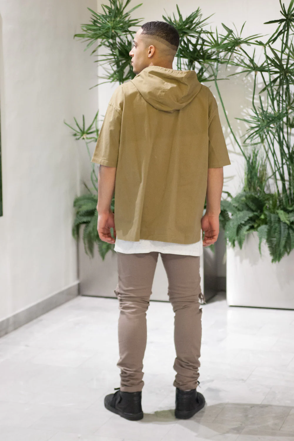Veste manches courtes beige M2439CJA - Image 5