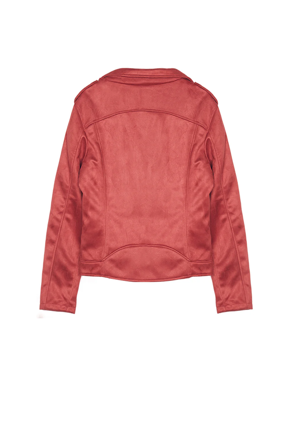Jacket suede red - Image 7