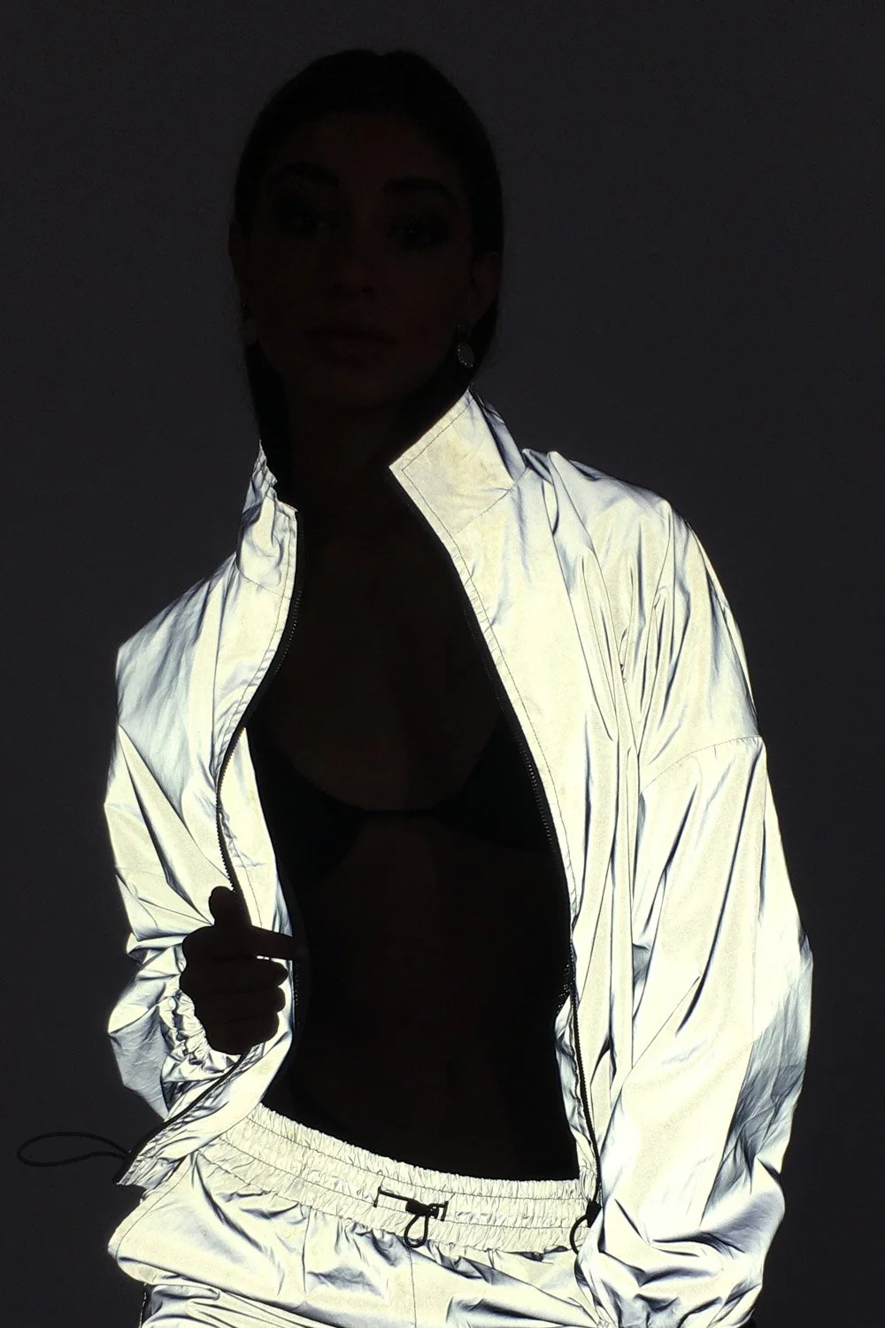 Veste réfléchissante logo noir - Image 3