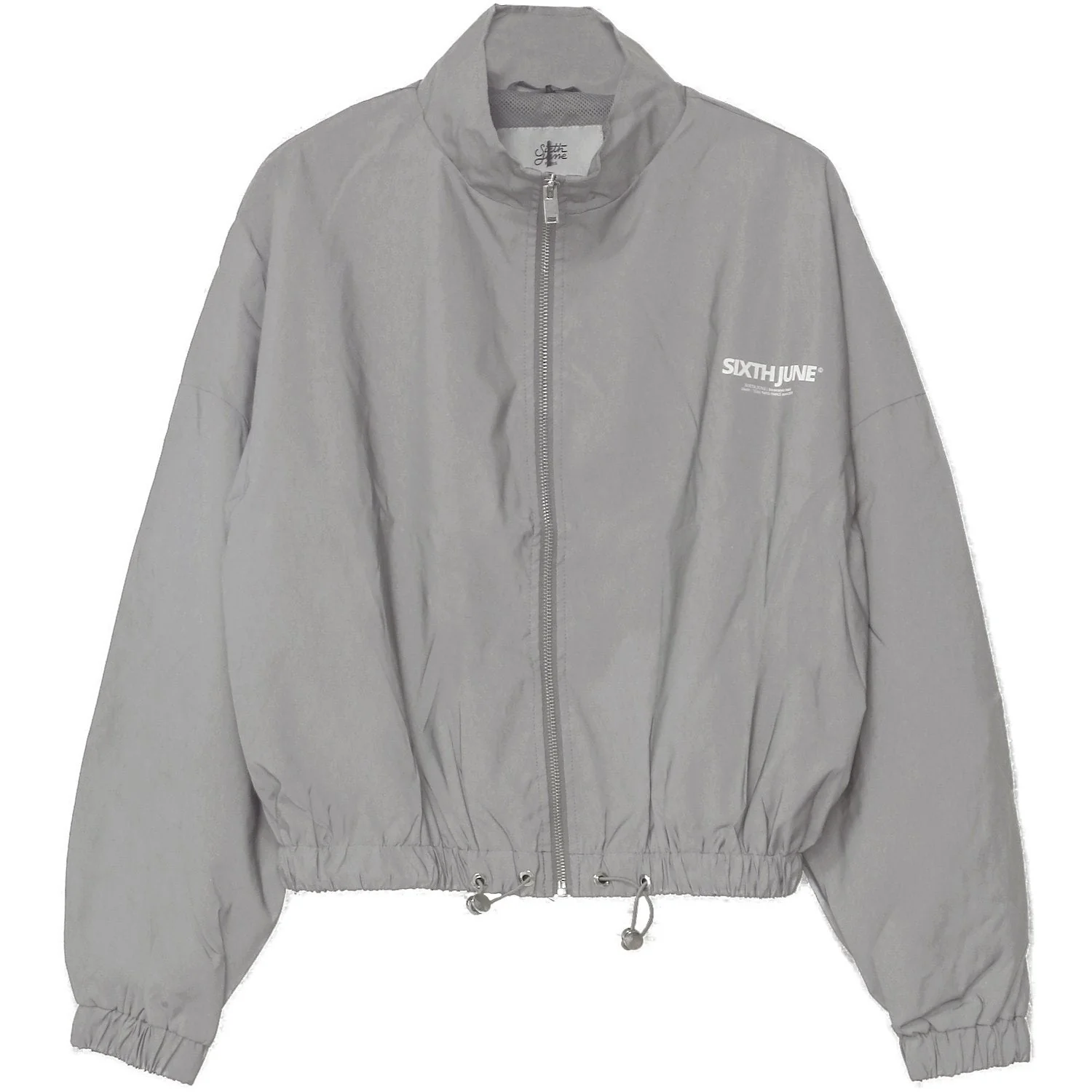 Veste réfléchissante logo gris clair - Image 2