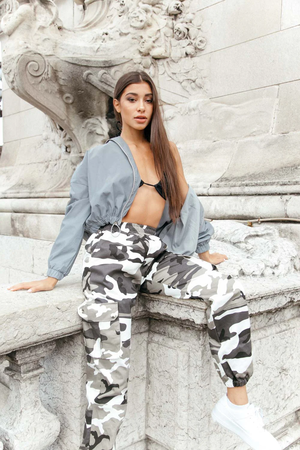 Veste réfléchissante logo gris clair - Image 8