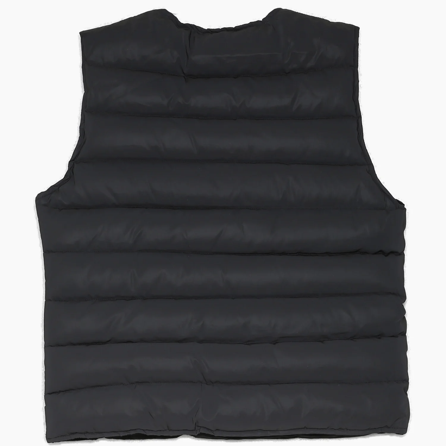 Veste réfléchissante matelassée sans manches logo noir - Image 9