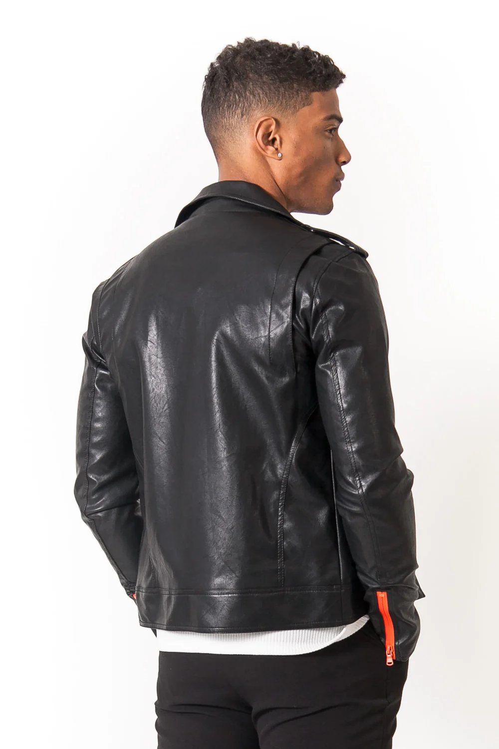 Veste noir orange - Image 5
