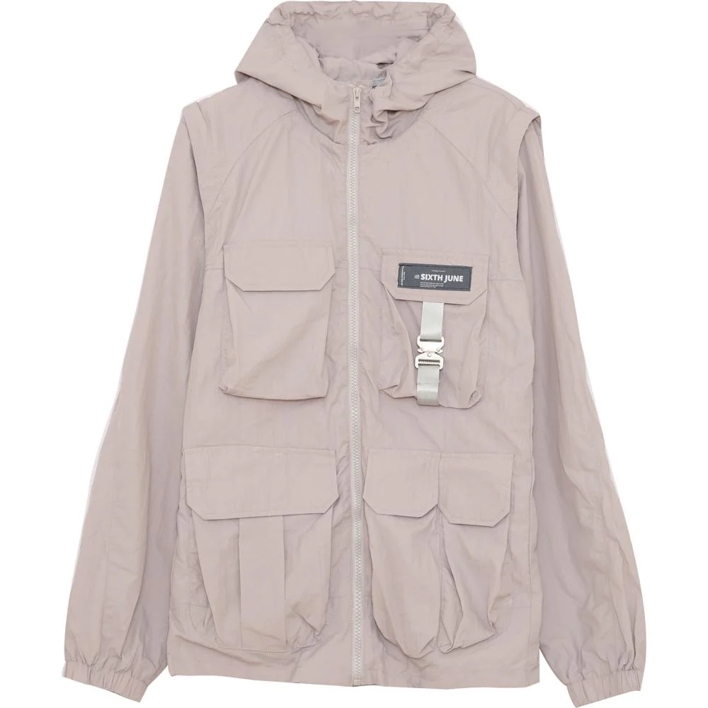 Veste tactique multipoche Gris taupe - Image 5