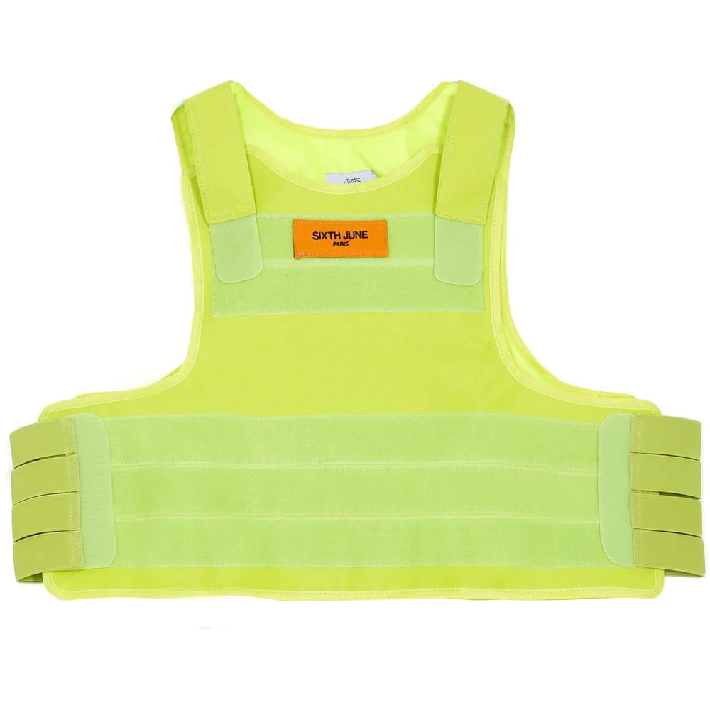 Veste tactique patch vert fluo - Image 5