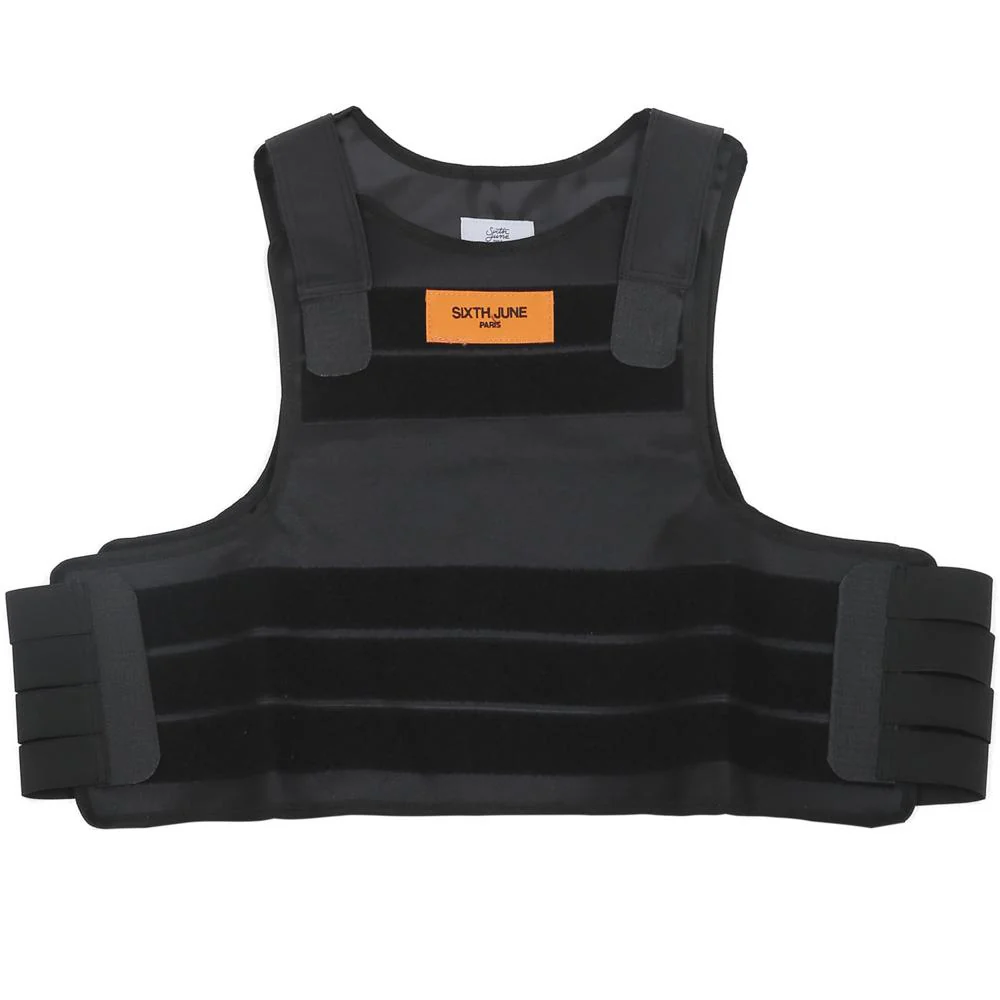 Veste tactique patch noir - Image 4