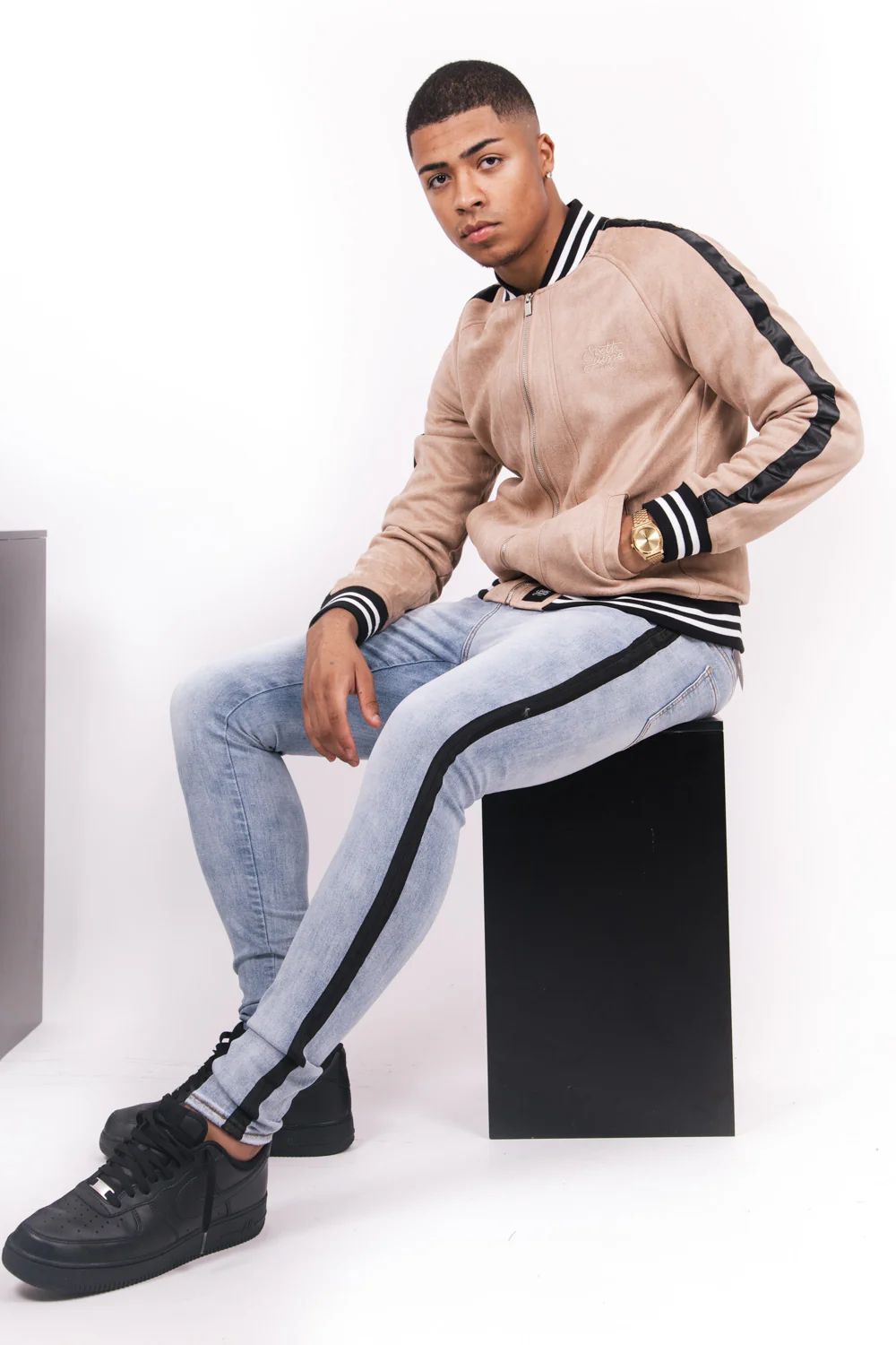 Veste teddy zippé beige - Image 3
