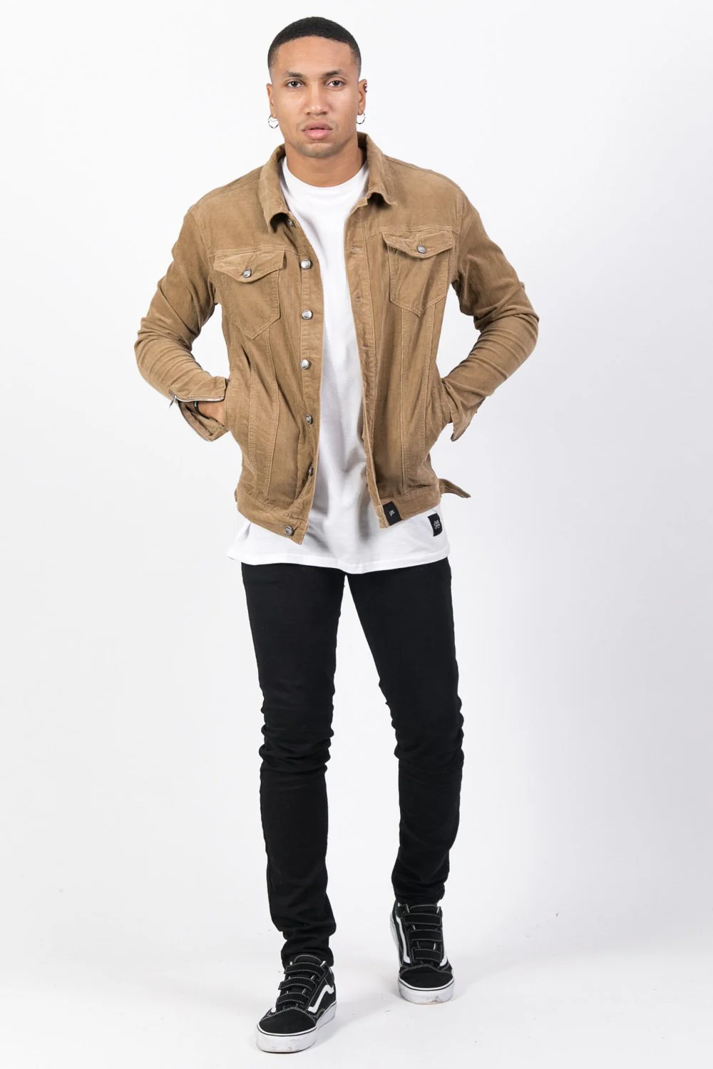 Veste velours côtelé beige - Image 2