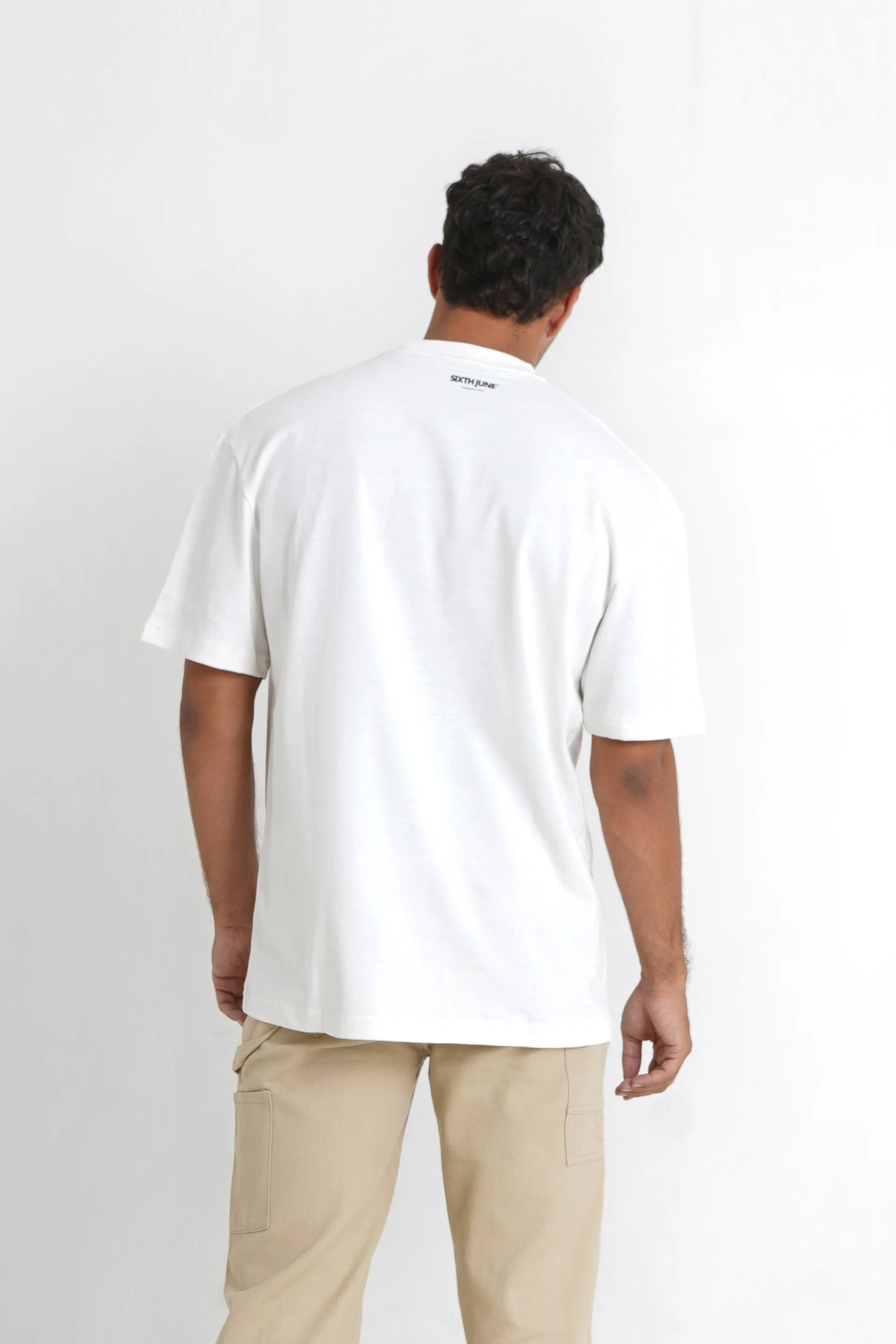 T-shirt vintage serpent Blanc cassé - Image 5
