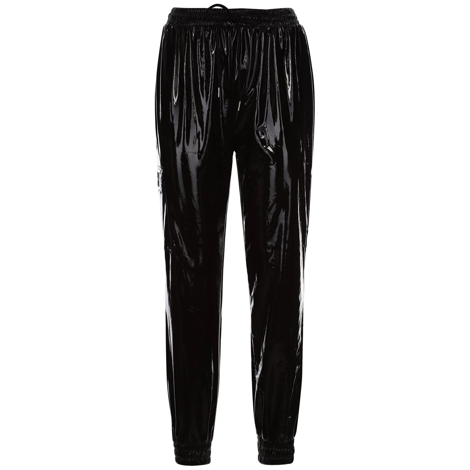 Pantalon jogging vinyle noir - Image 2