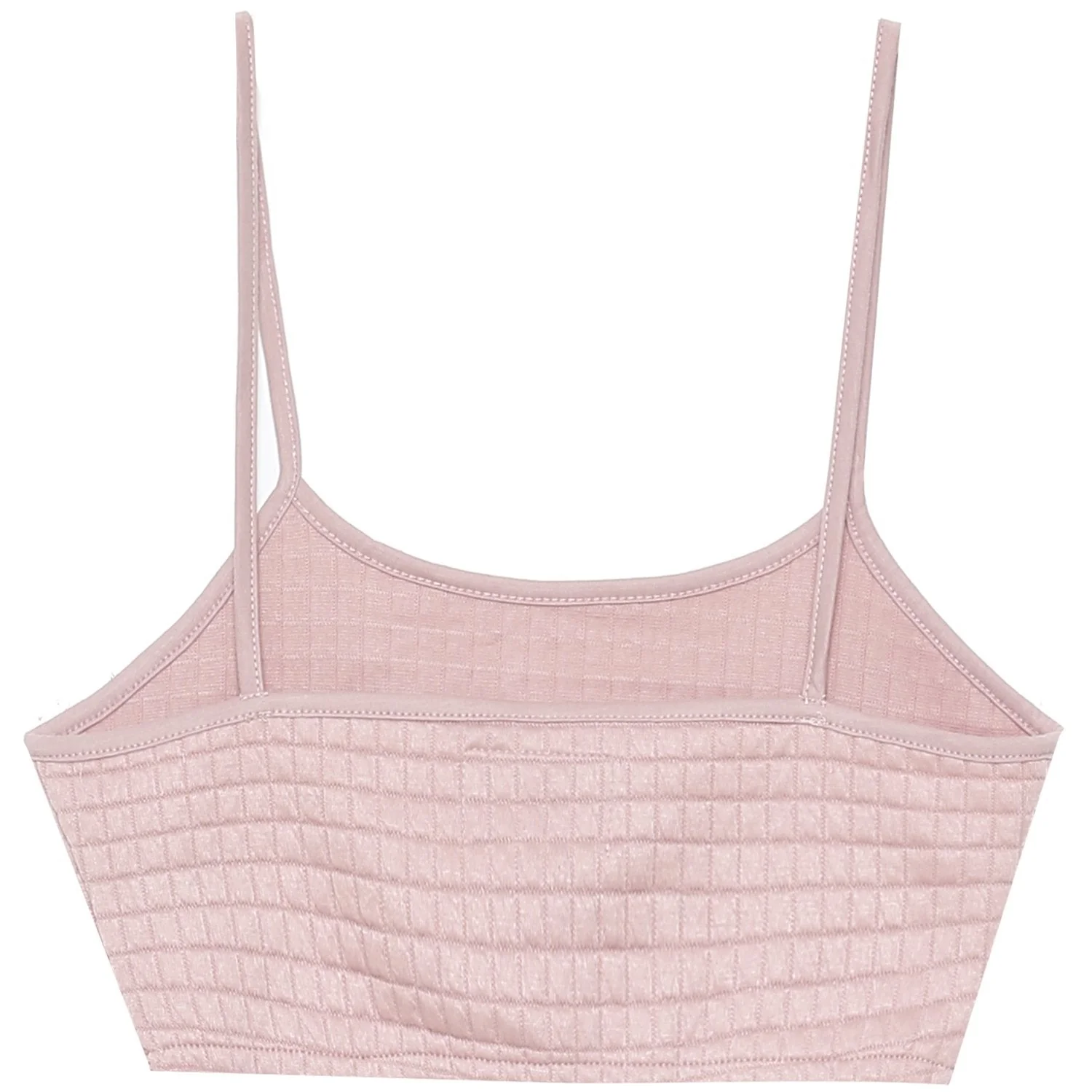 Brassière bretelles gaufré rose - Image 6