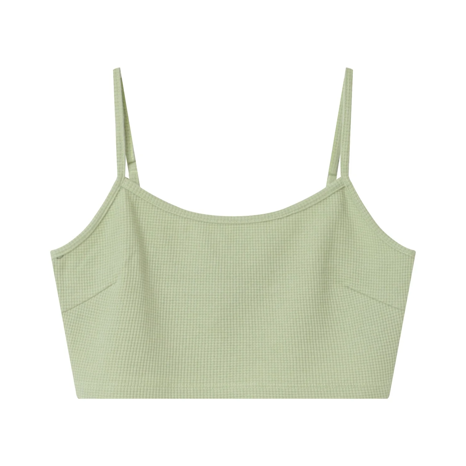 Brassière gaufrée logo Vert clair - Image 6