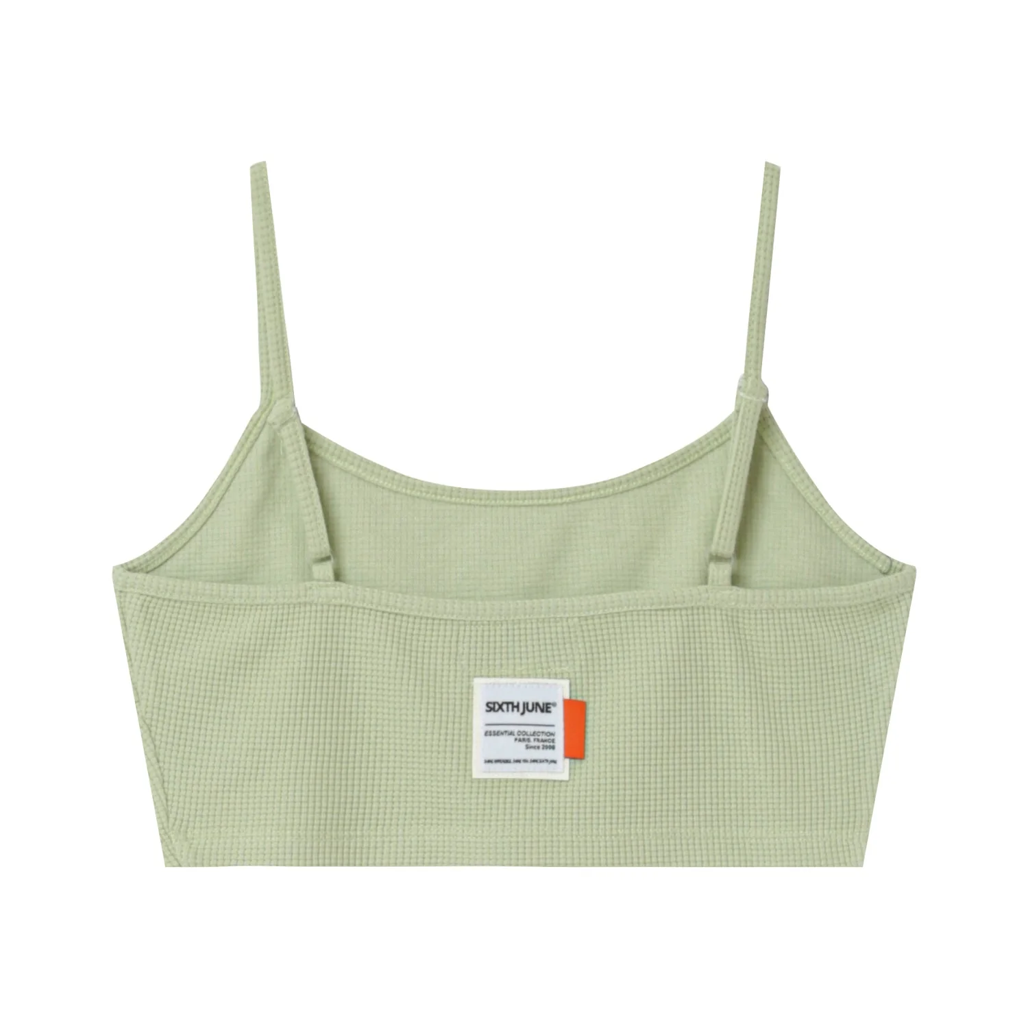 Brassière gaufrée logo Vert clair - Image 7