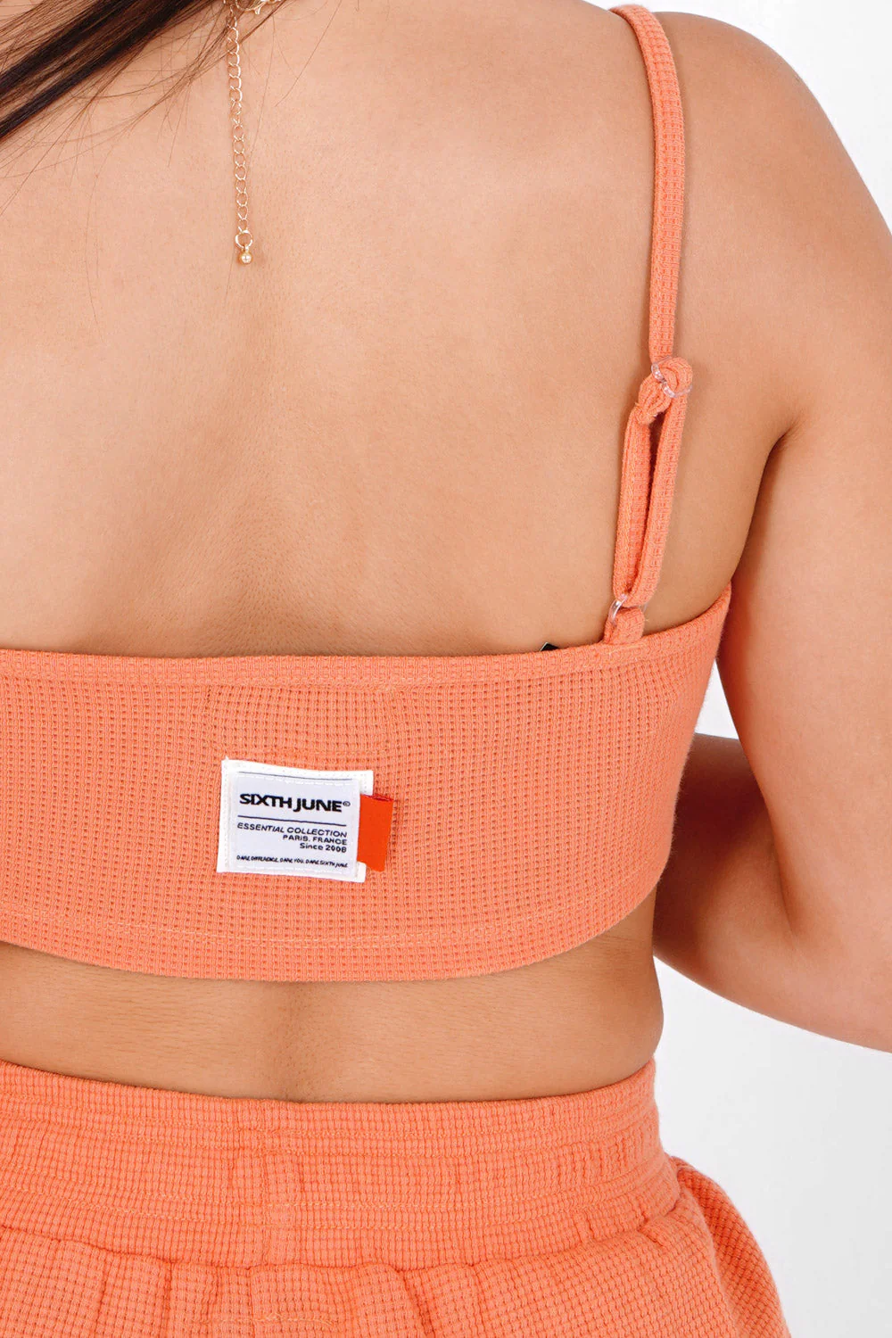 Brassière gaufrée logo Orange - Image 3